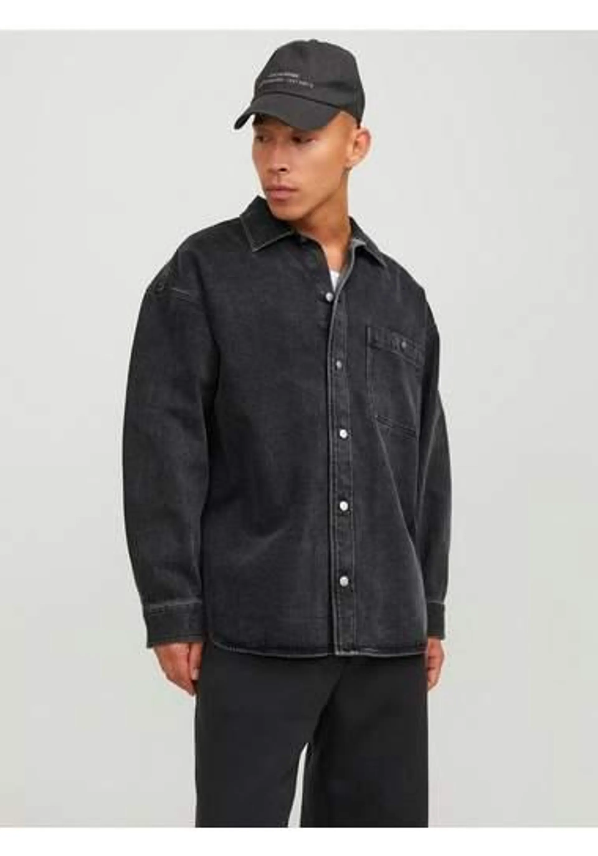 Jack & Jones Overhemd met lange mouwen JORSANTORINI DENIM OVERSHIRT LS SN