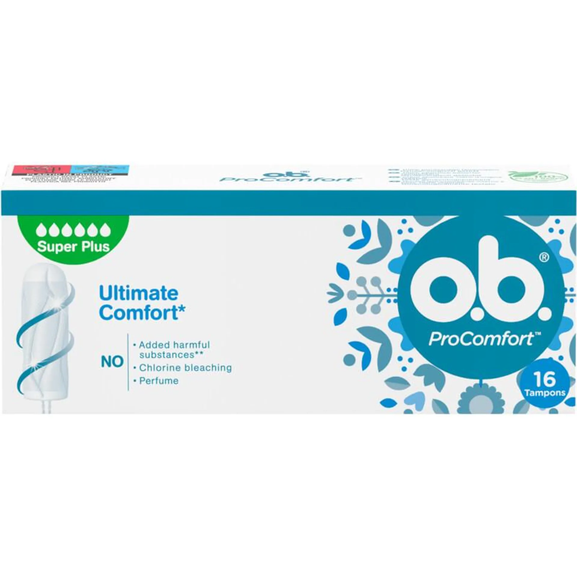 o.b. ProComfort tampons super plus