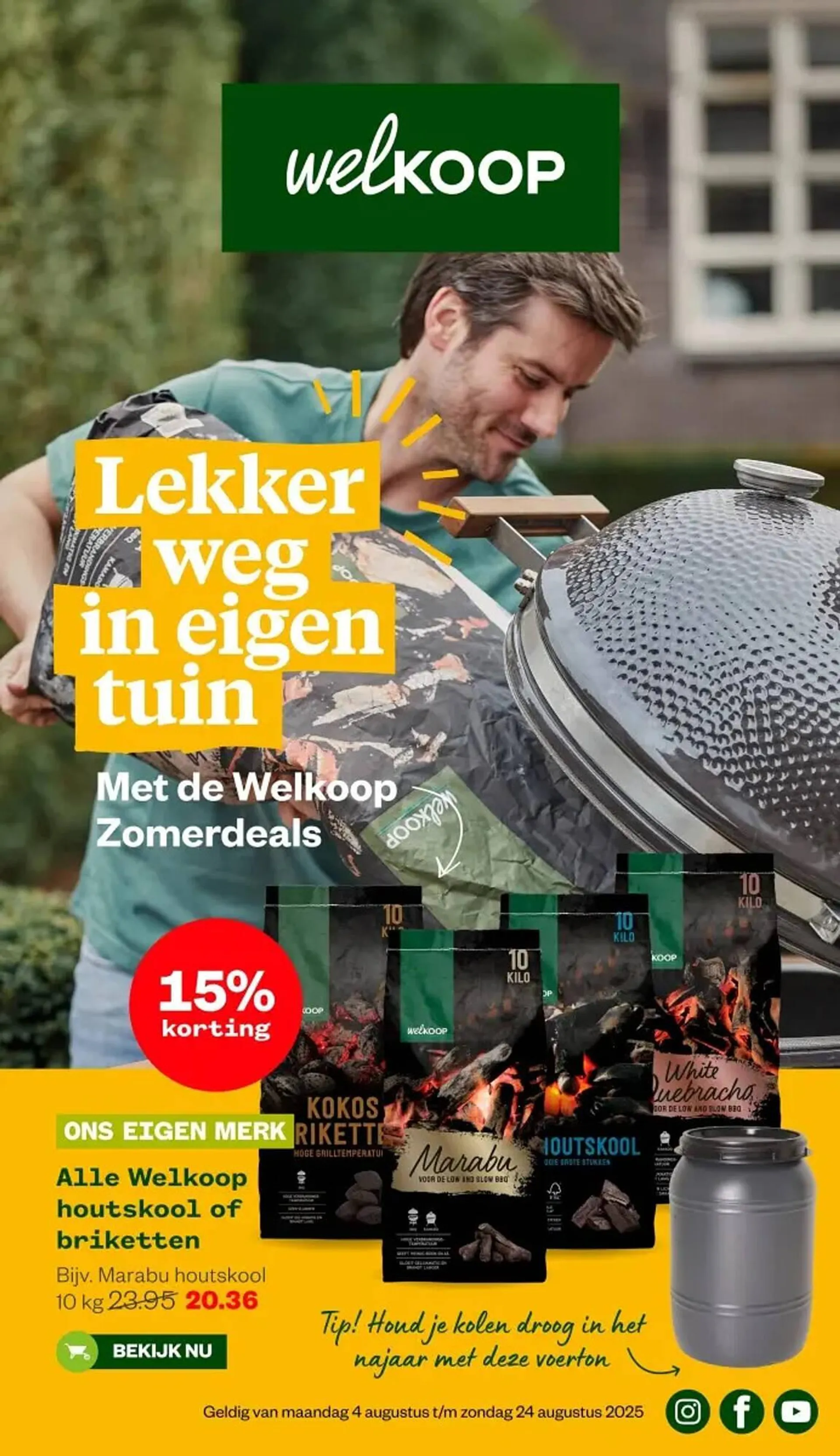 Welkoop folder van 4 augustus tot 24 augustus 2025 - Folder pagina 1