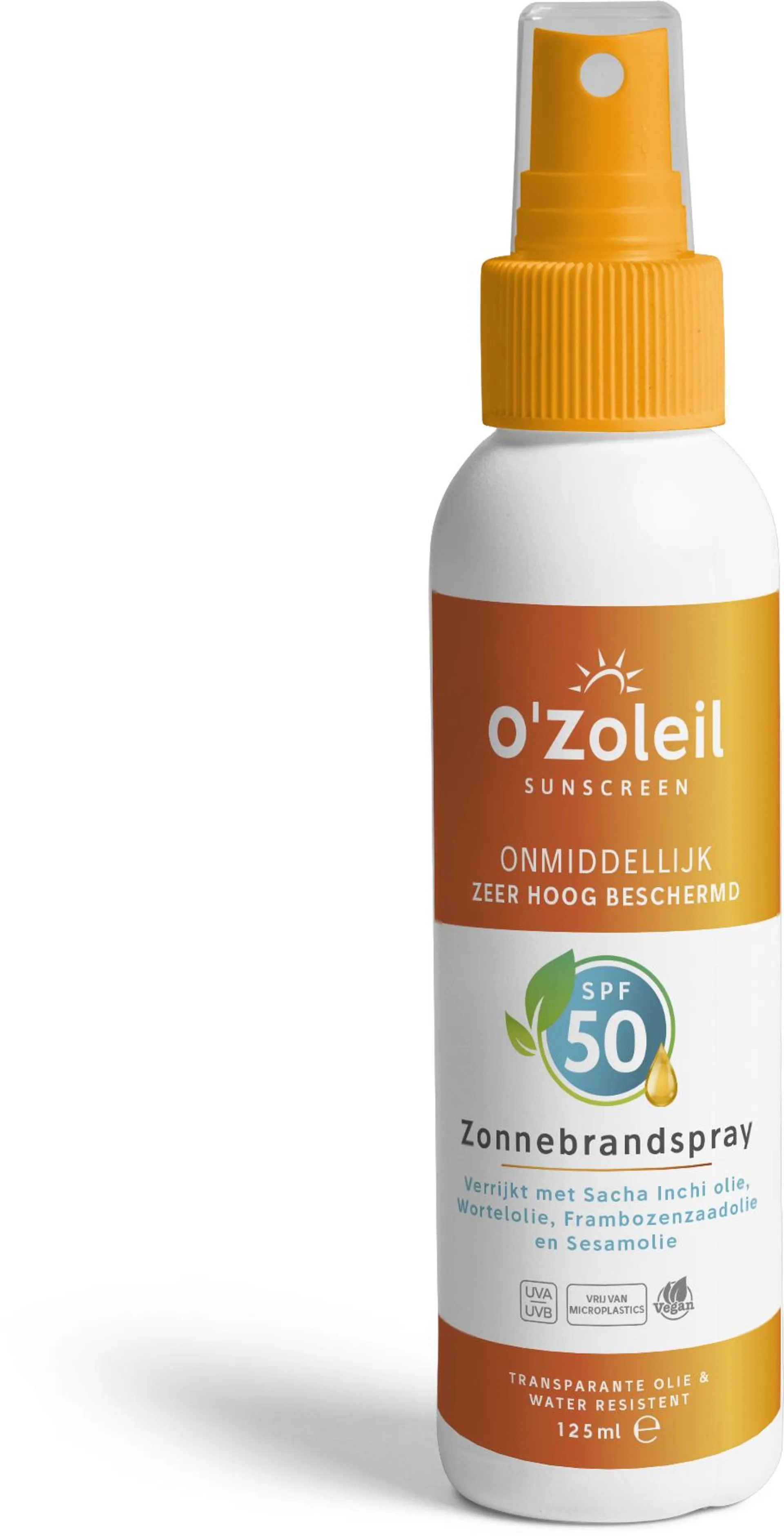 O'Zoleil Zonnespray Body SPF 50 Spray 125ml