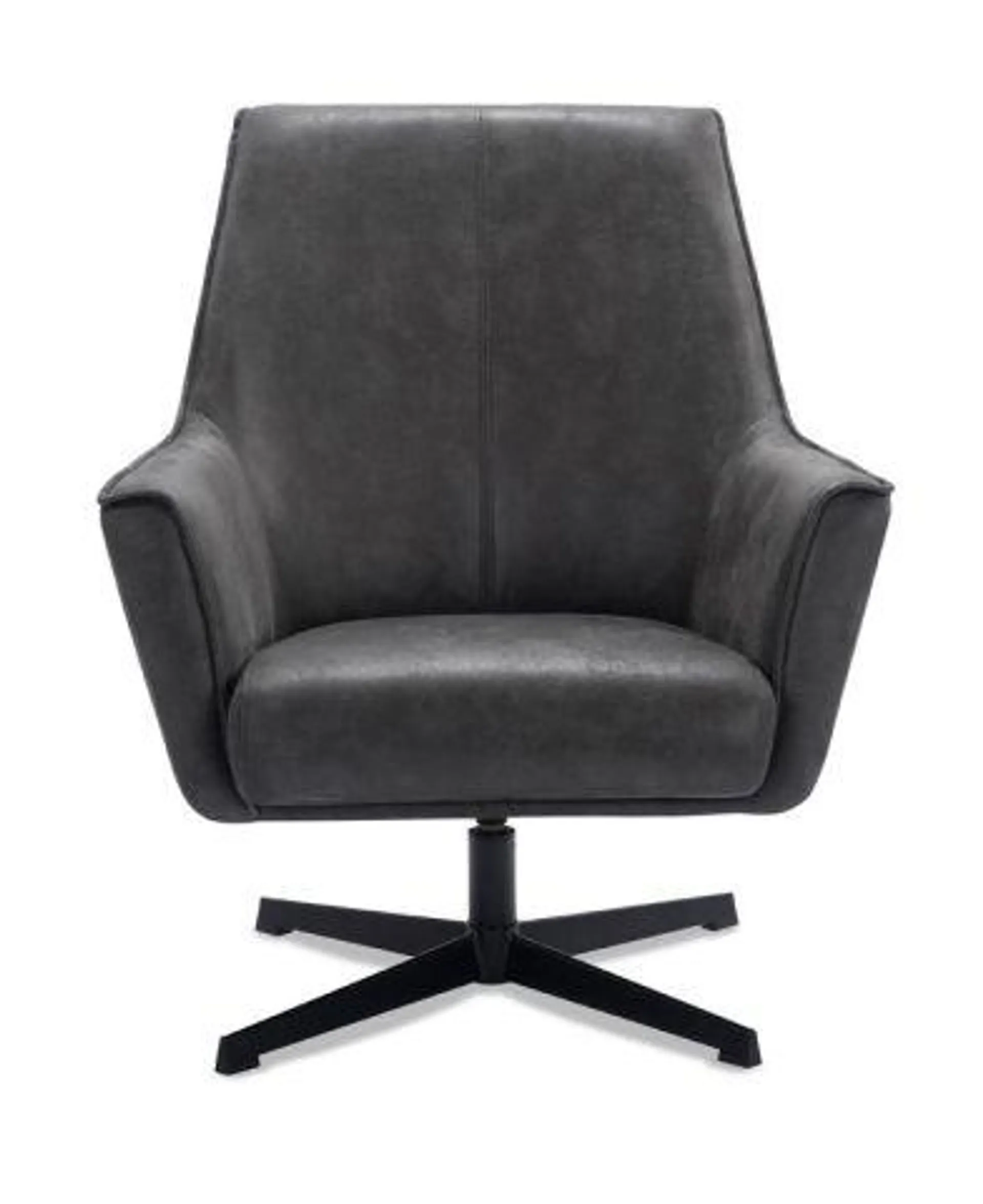 Draaifauteuil Campana microleder graphite