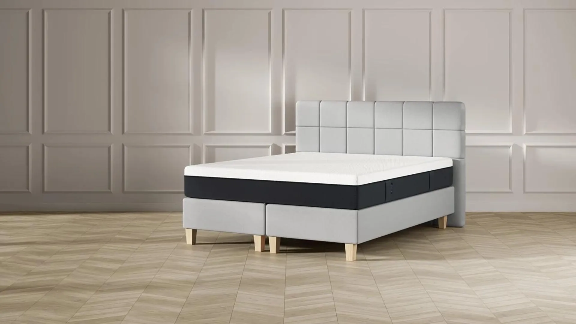 Boxspring Emma Deluxe Elegant vlak met Emma Original matras