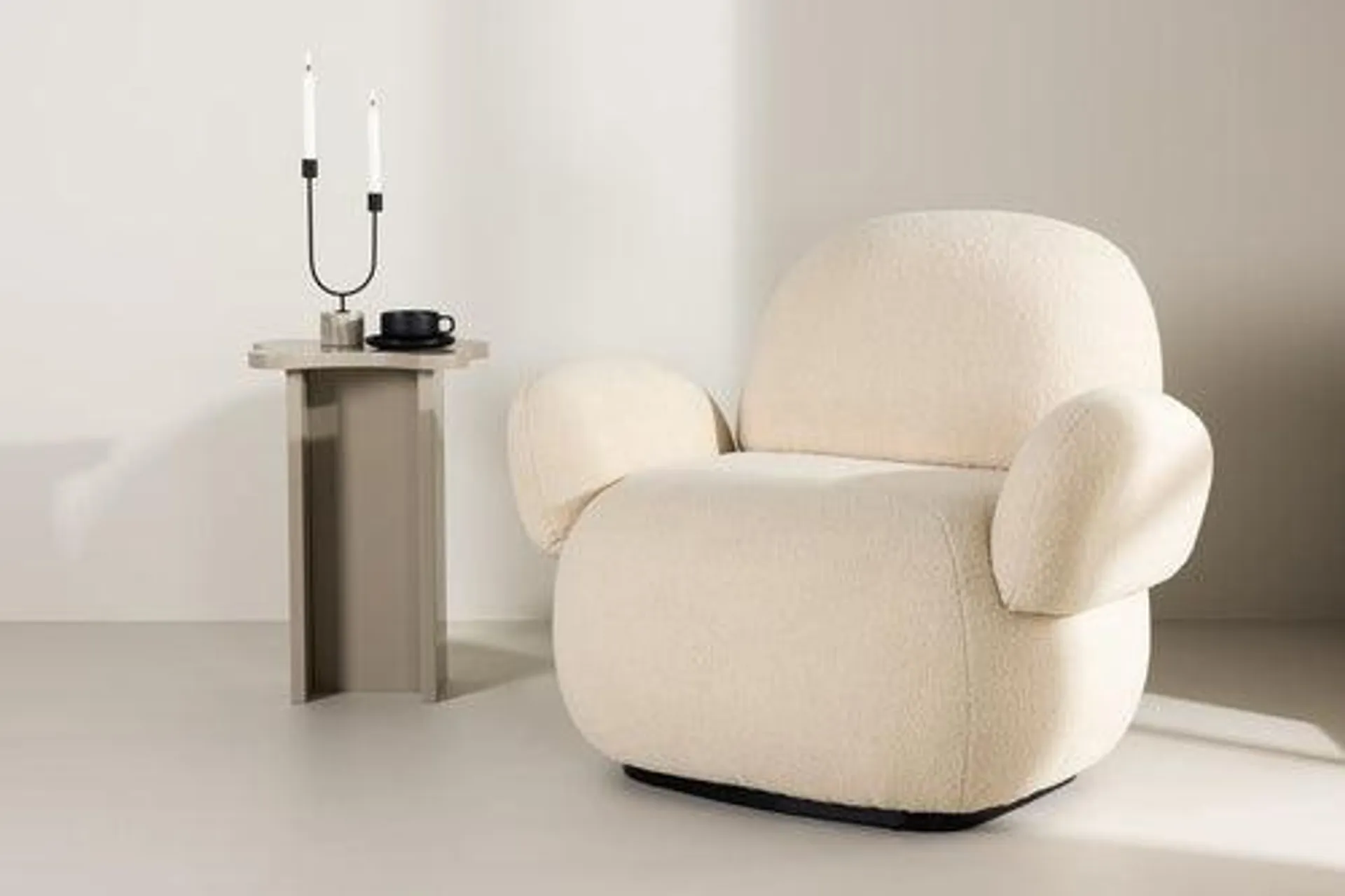 Rebellenclub fauteuil dunster - beige