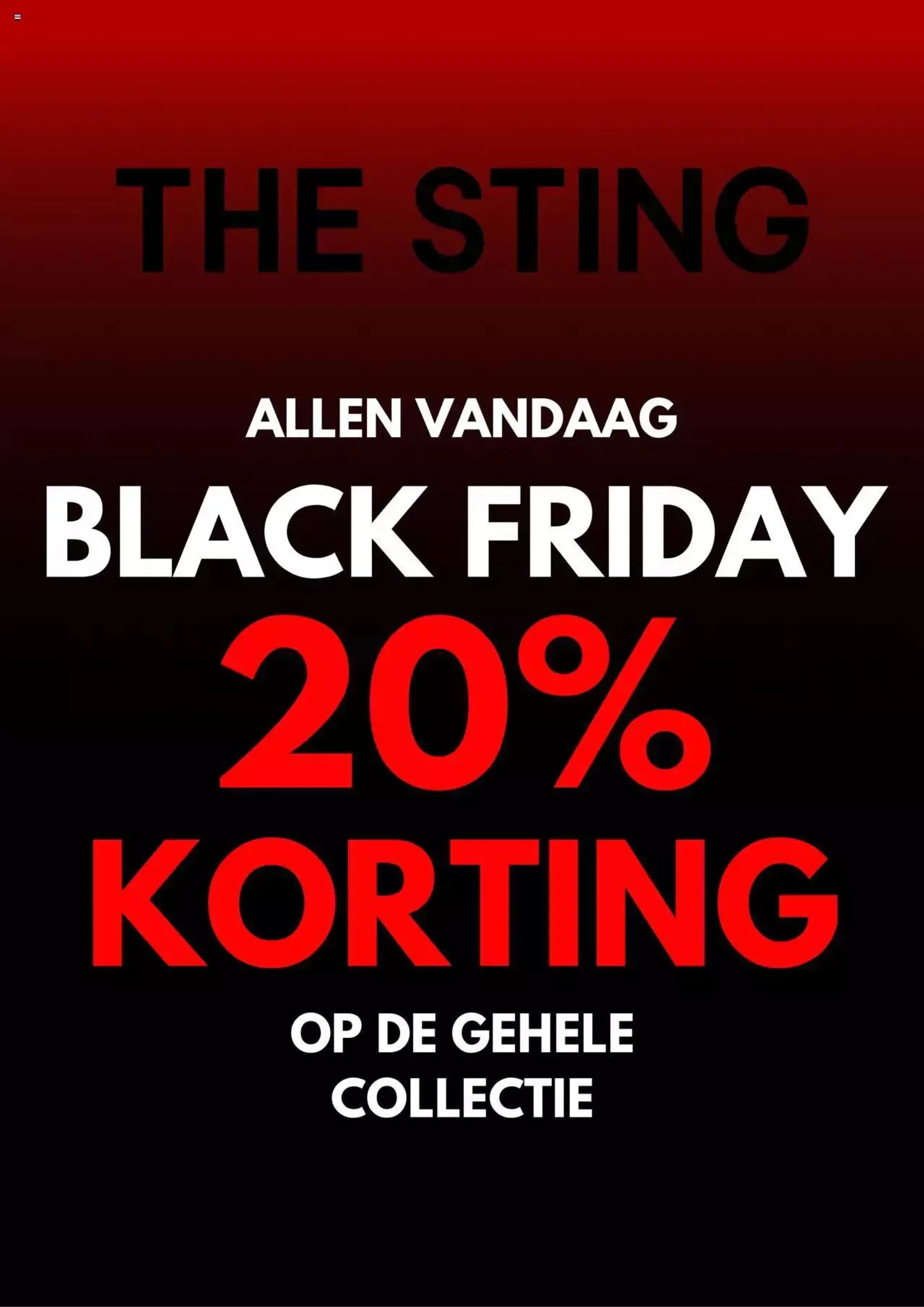 The Sting - Black Friday - 0