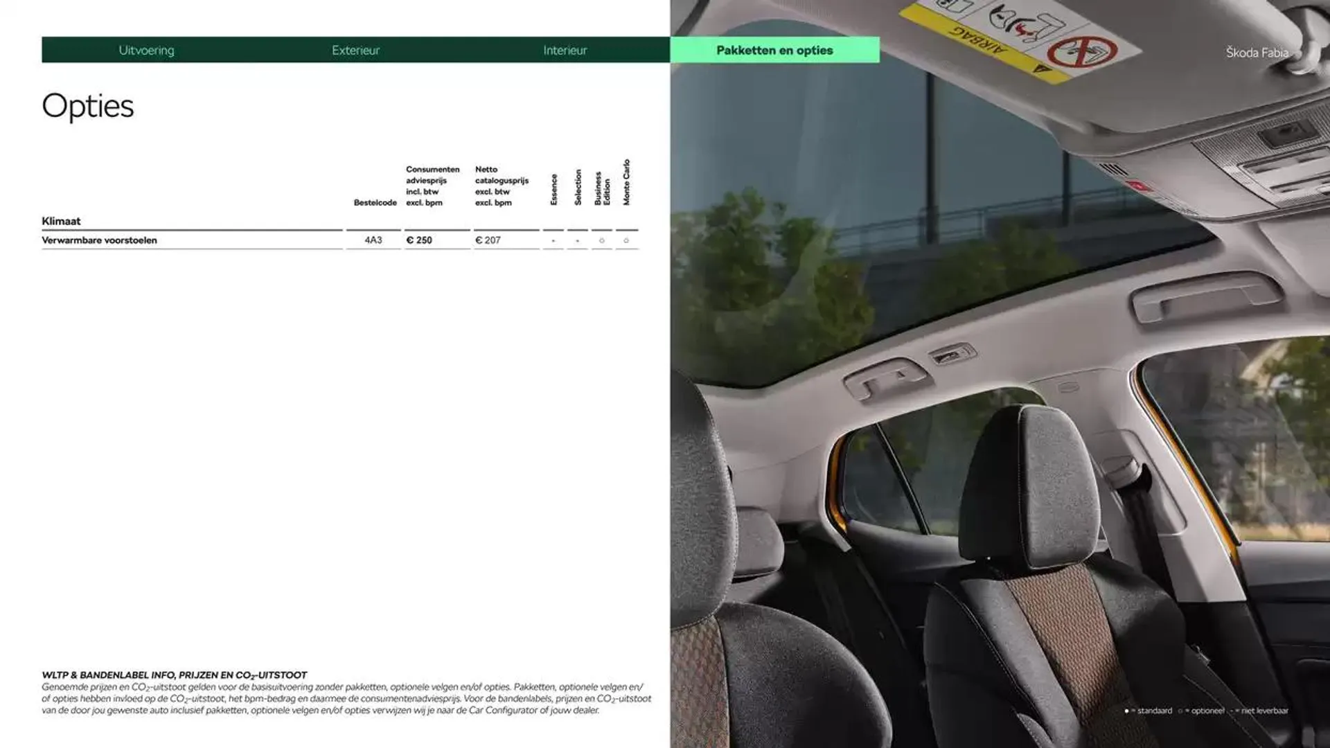 Škoda Fabia prijslijst per 25 november 2024 van 17 december tot 17 december 2025 - Folder pagina 15