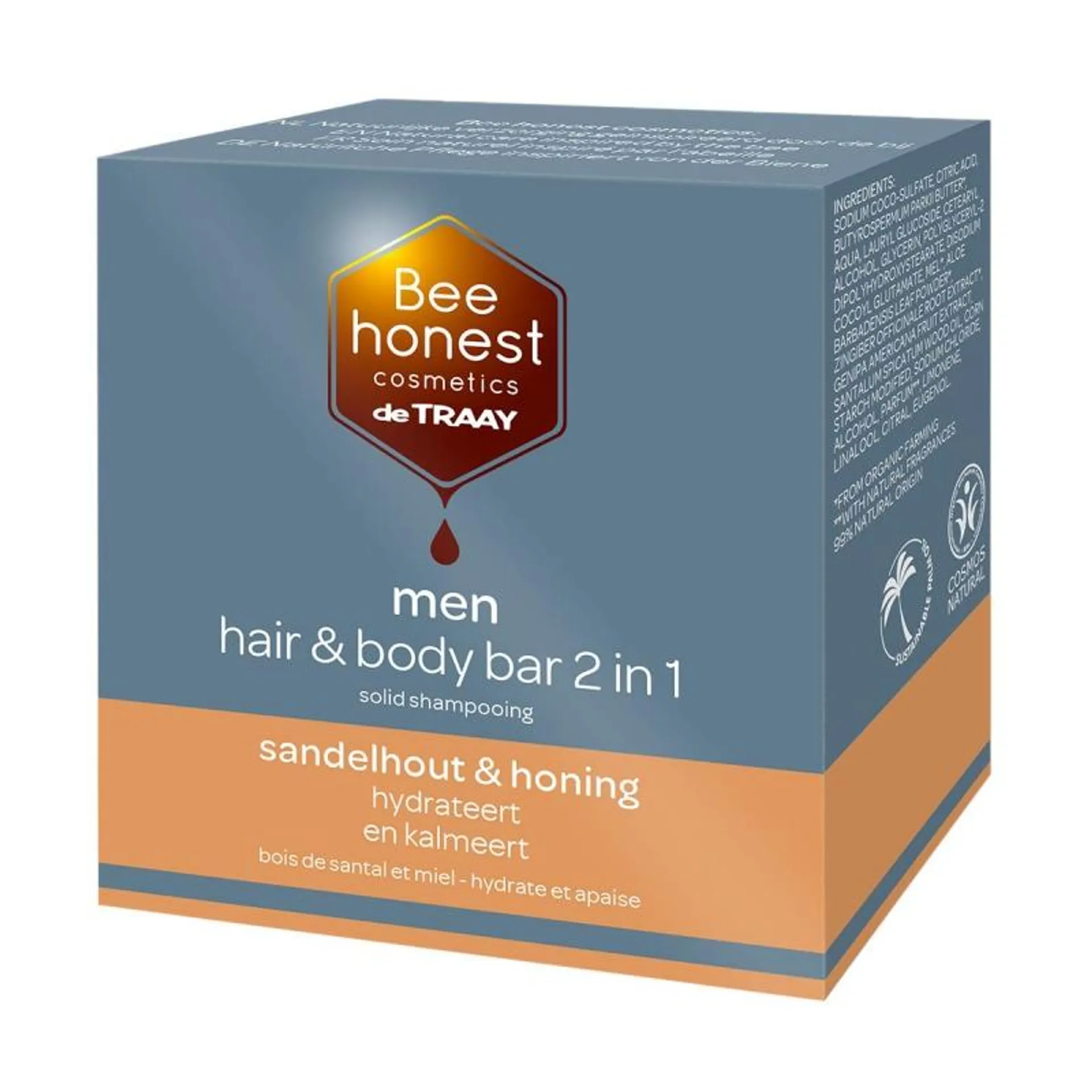 Hair & bodybar men sandelwood & honey