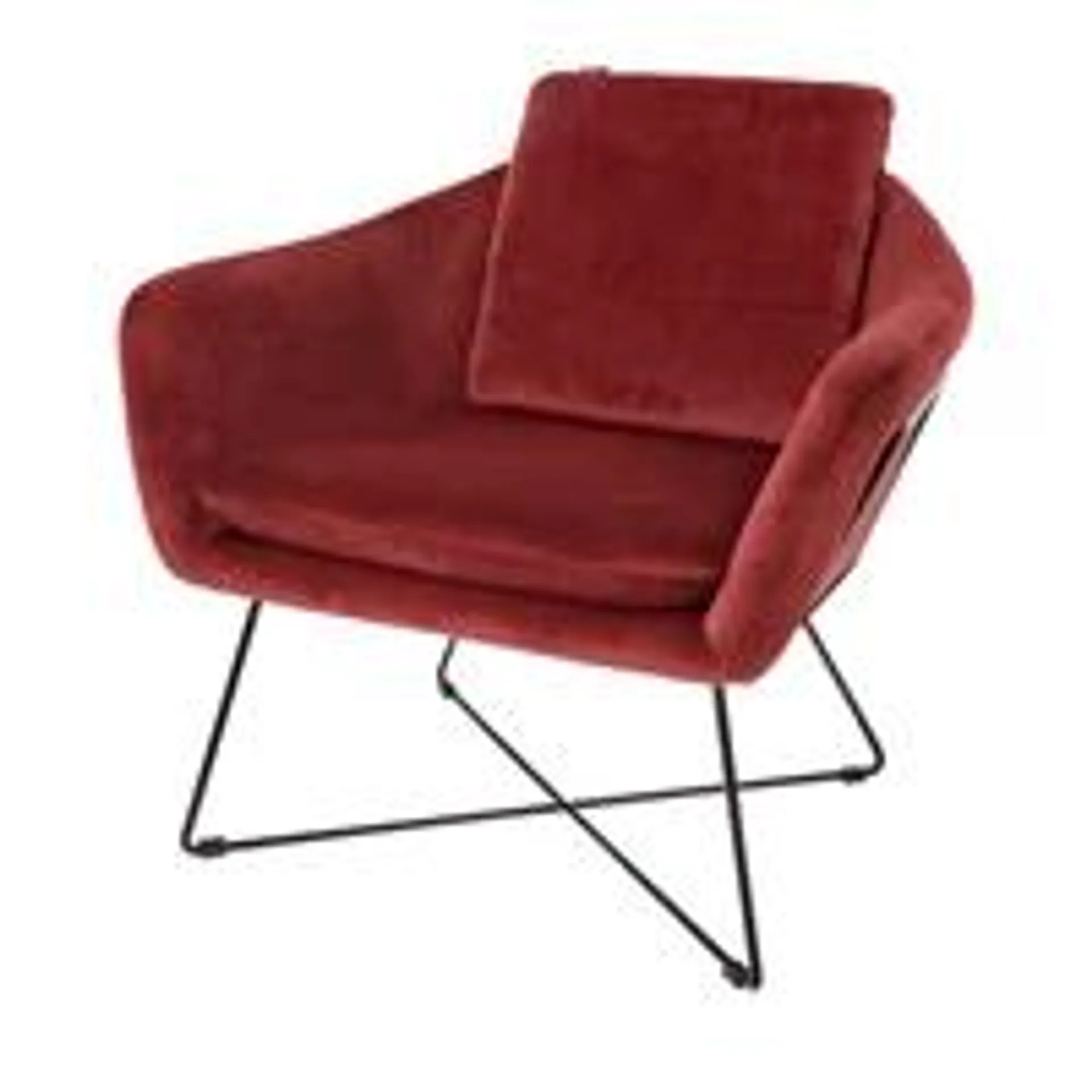 Fauteuil Ridge 77cm burgundy