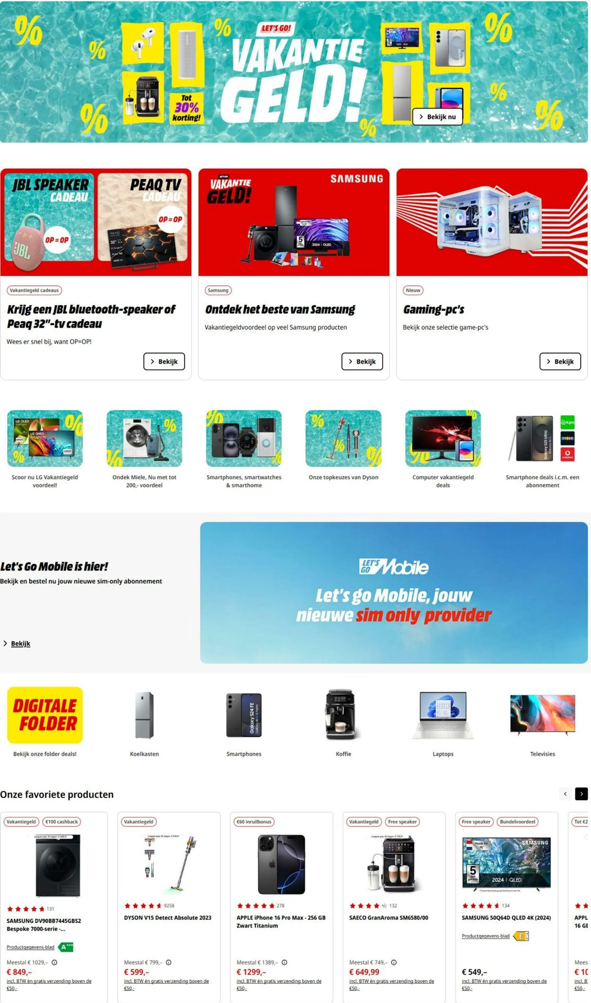 Media Markt Actuele folder van 20 mei tot 3 juni 2025 - Folder pagina 1