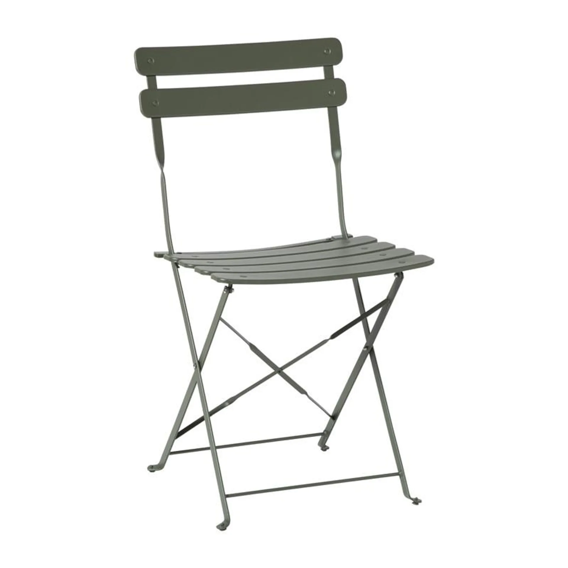 Inklapbare bistrostoel Corfu - groen - 82x46.5x42 cm