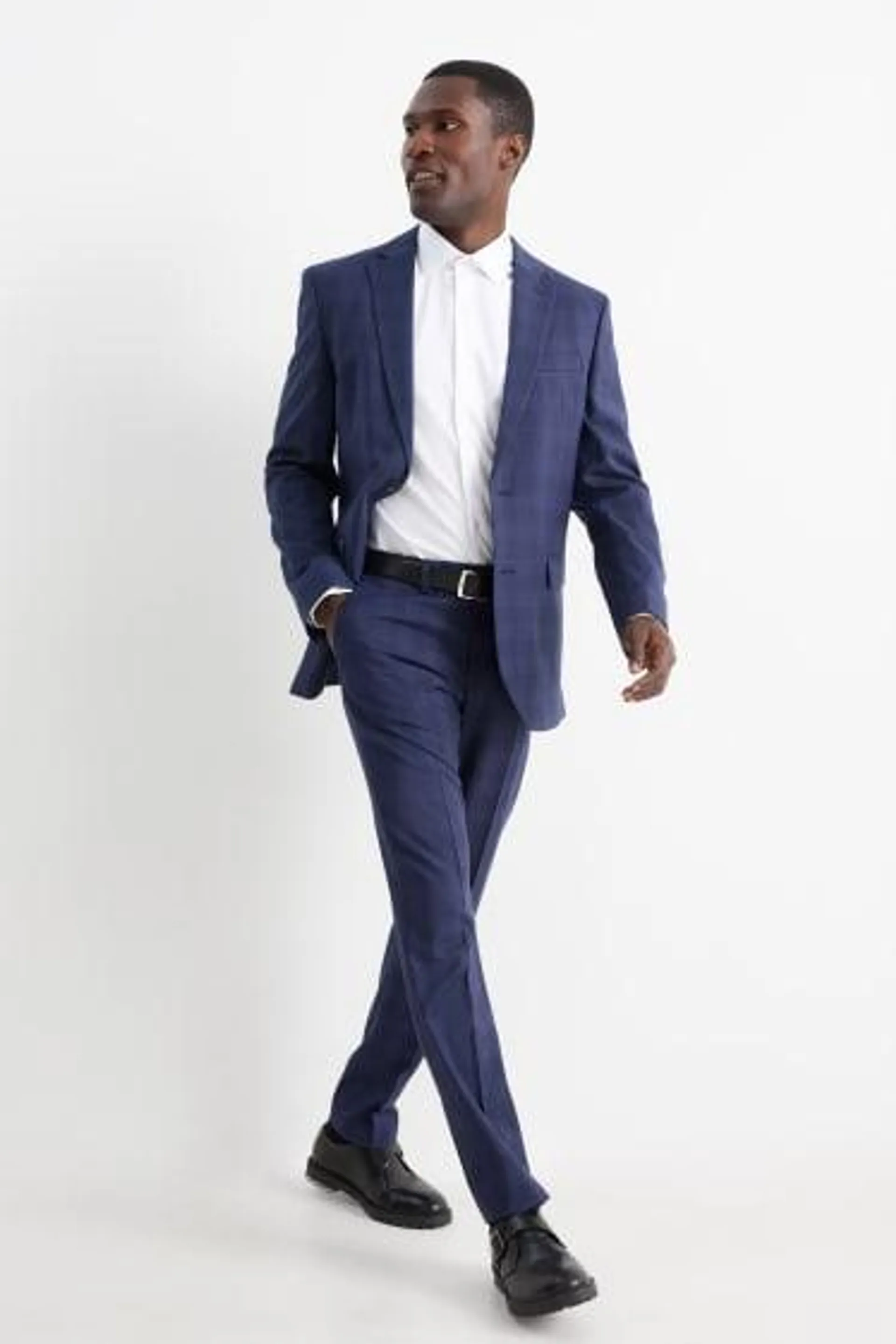 Mix-and-match suit trousers - regular fit - Flex - check