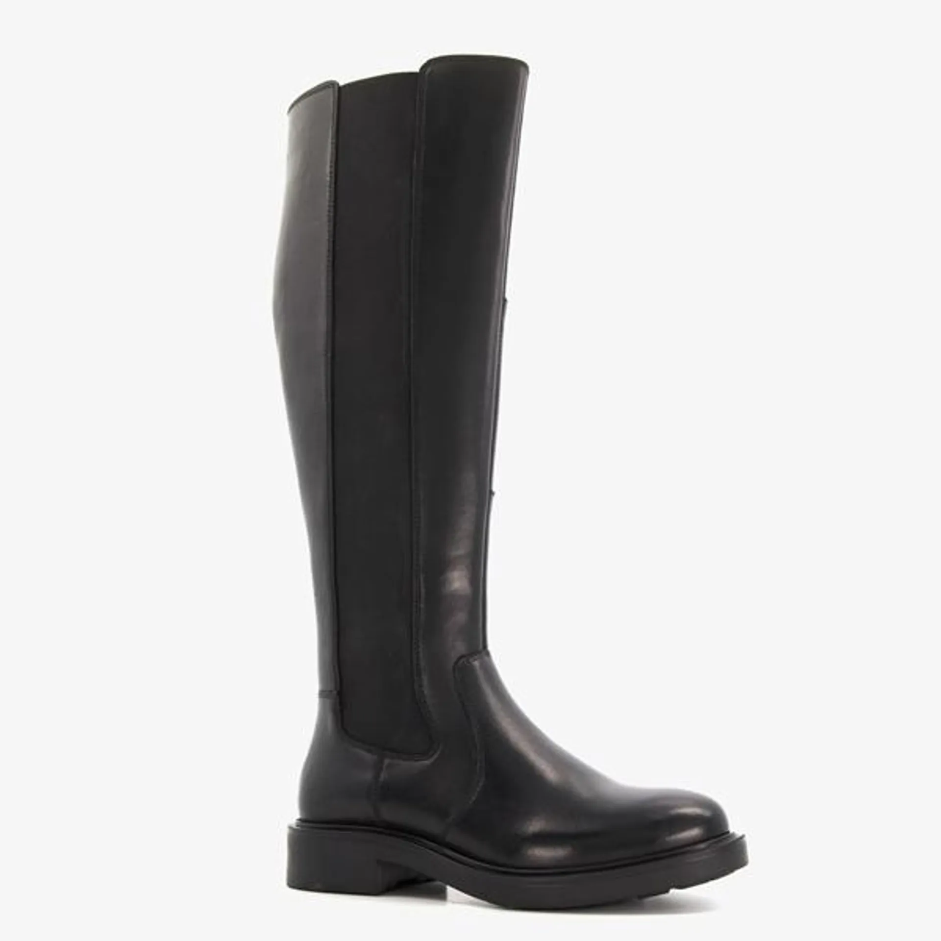 Harper hoge leren dames boots zwart