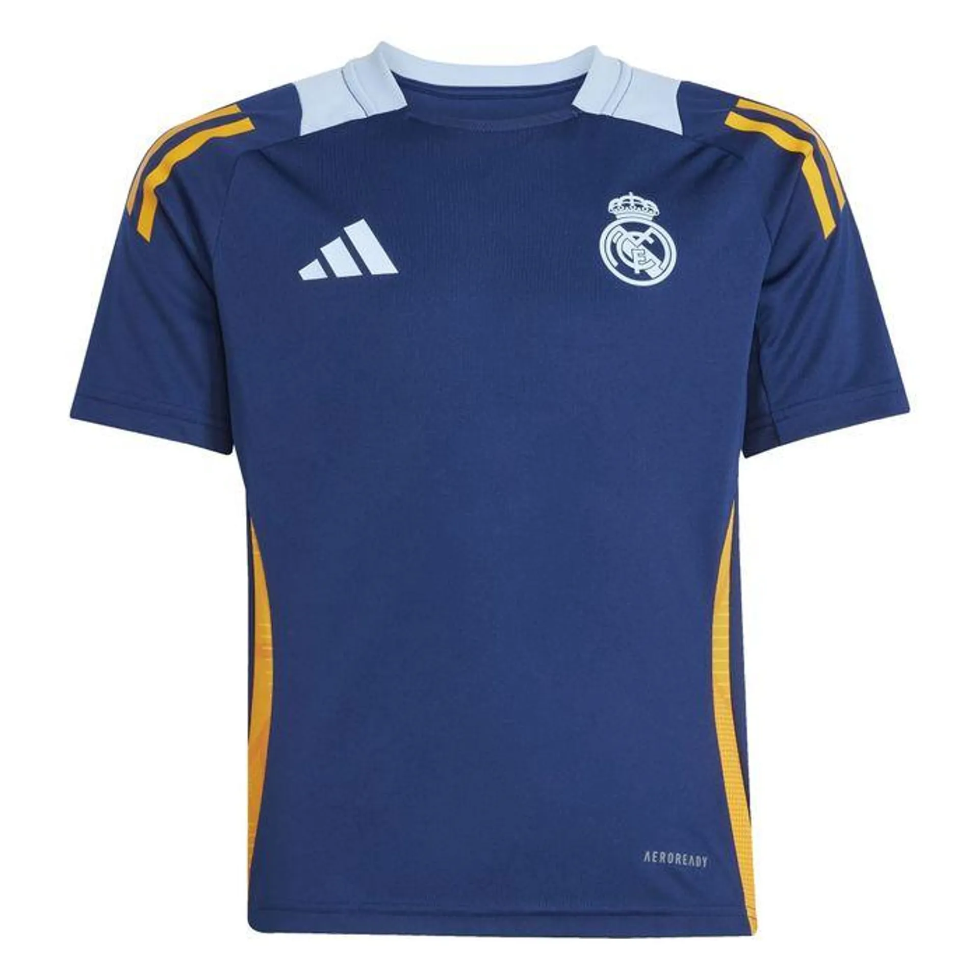 Adidas Real Madrid voetbalshirt junior team navy blue crew orange glow blue