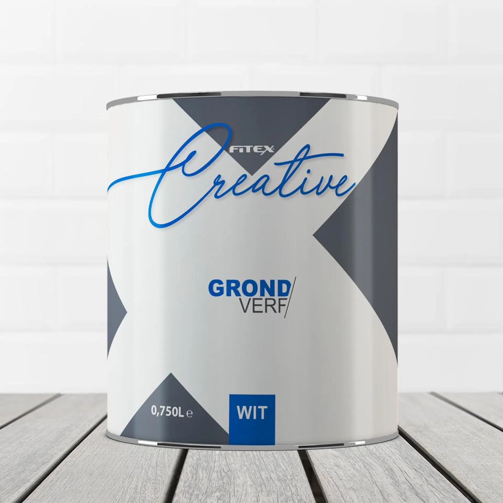 Fitex Creative Grondverf Wit 0.75L