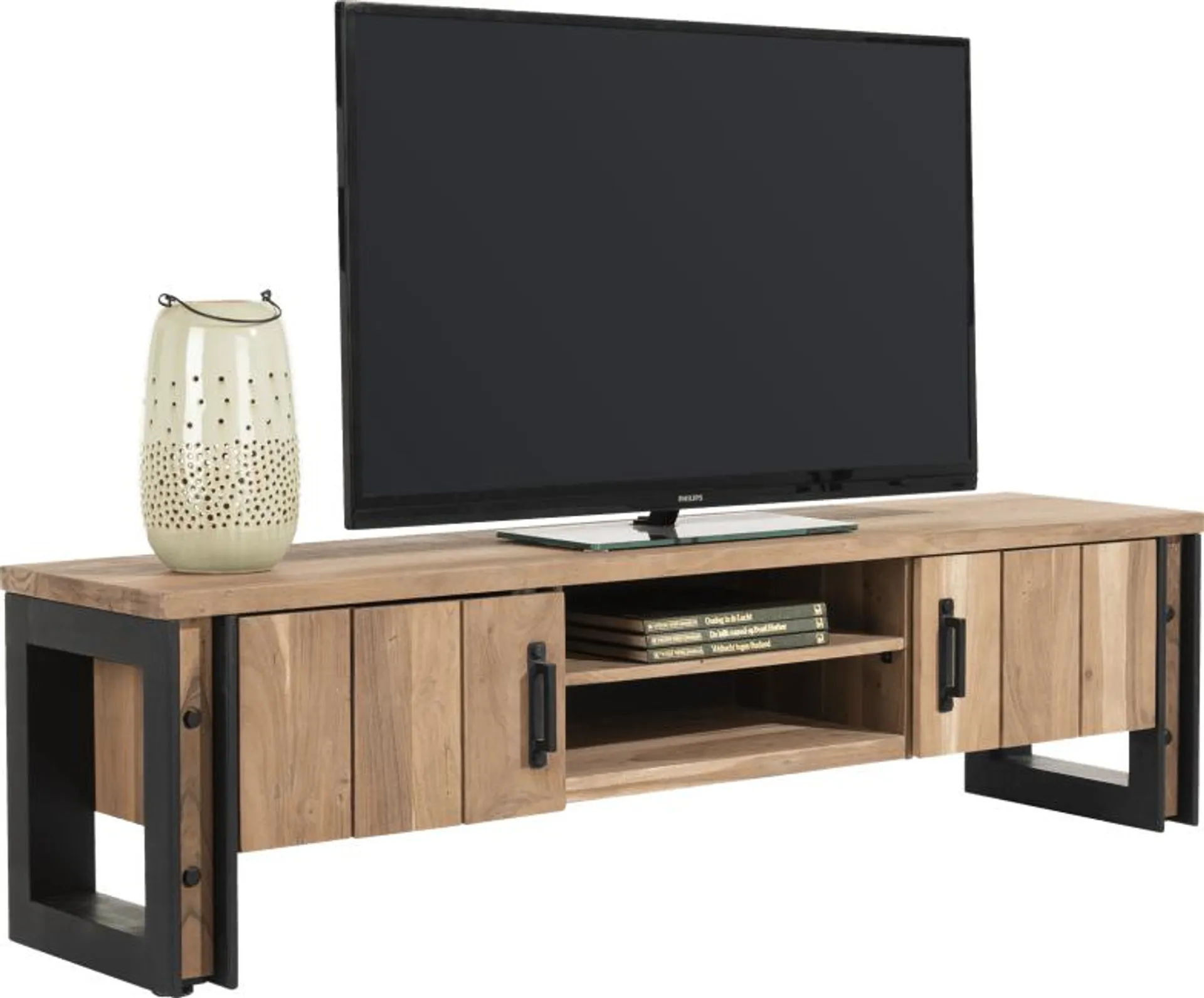 tv-dressoir 140 cm - 2-deuren + 2-niches