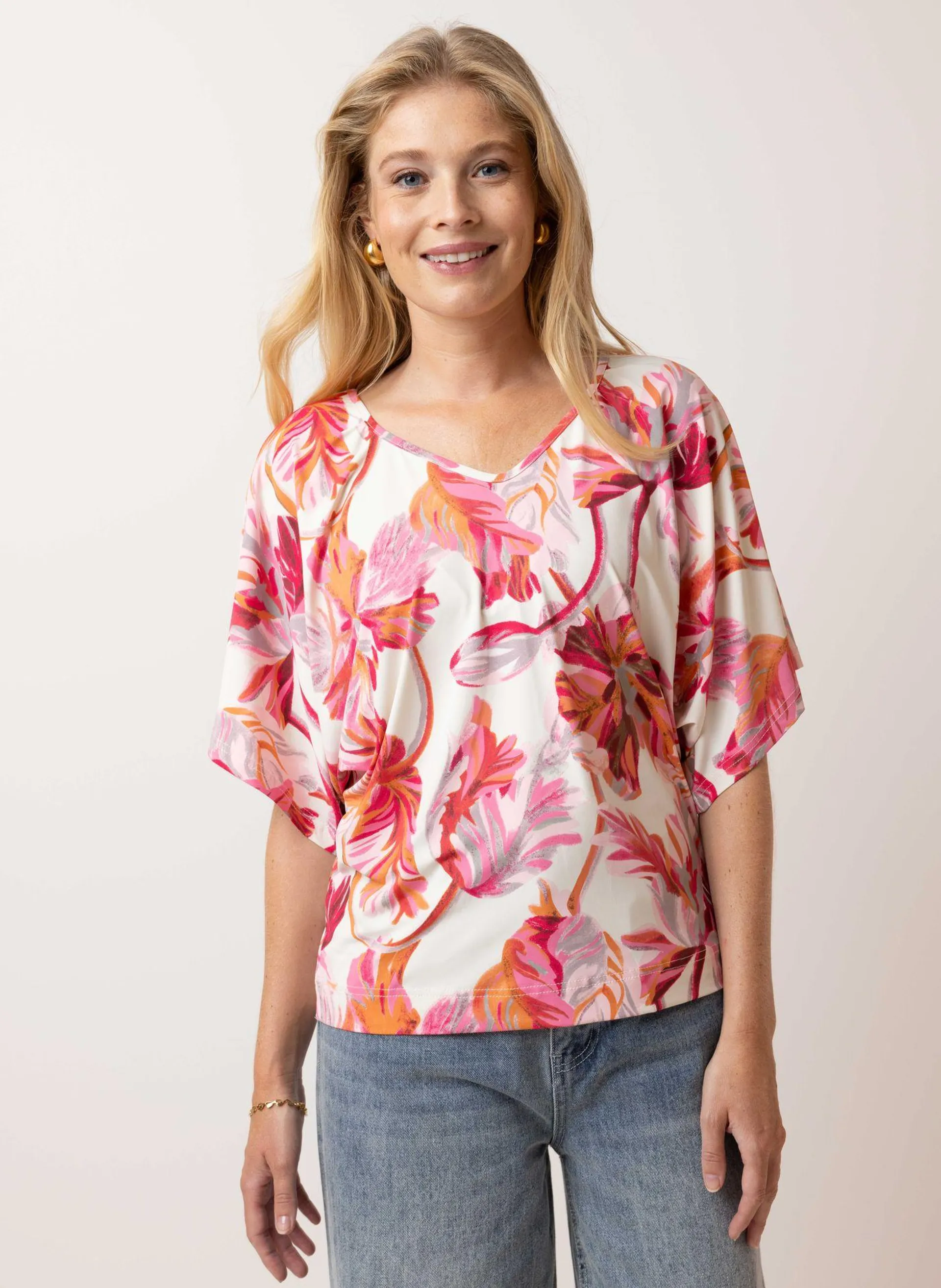 Shirt botanische print