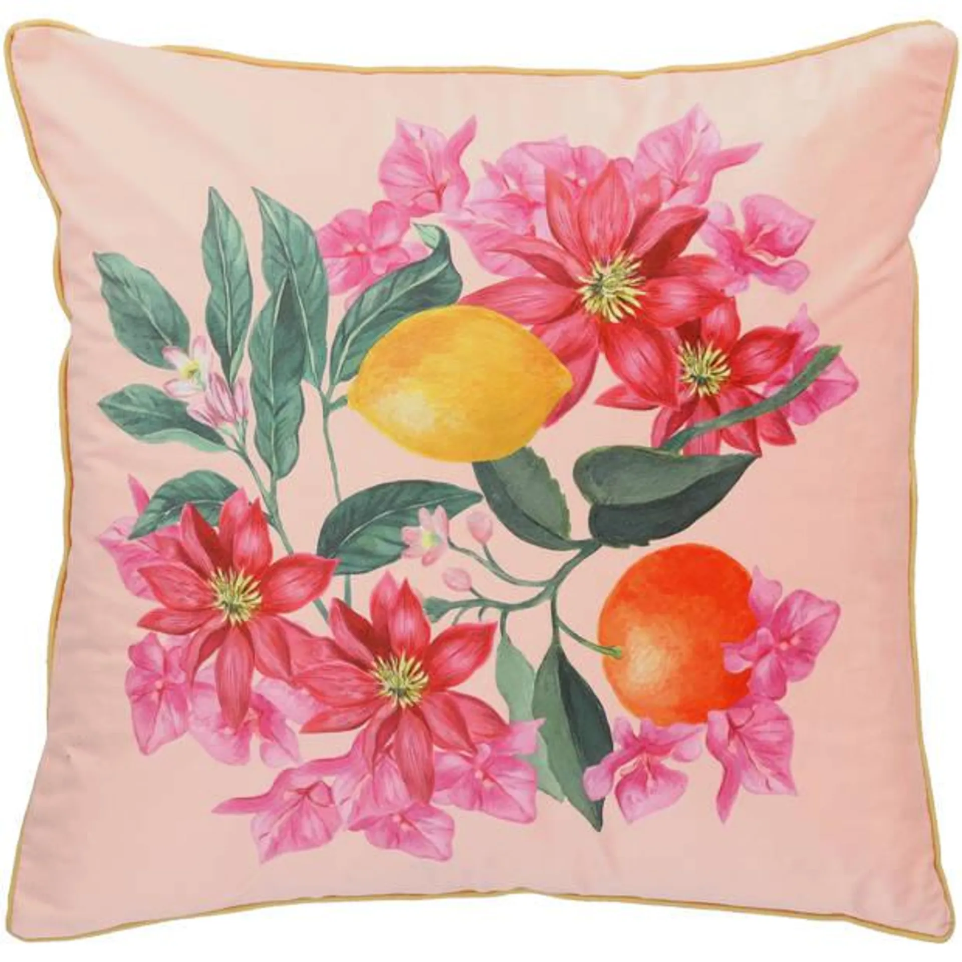 Blokker kussen Dolce Frutta - 45x45cm - roze