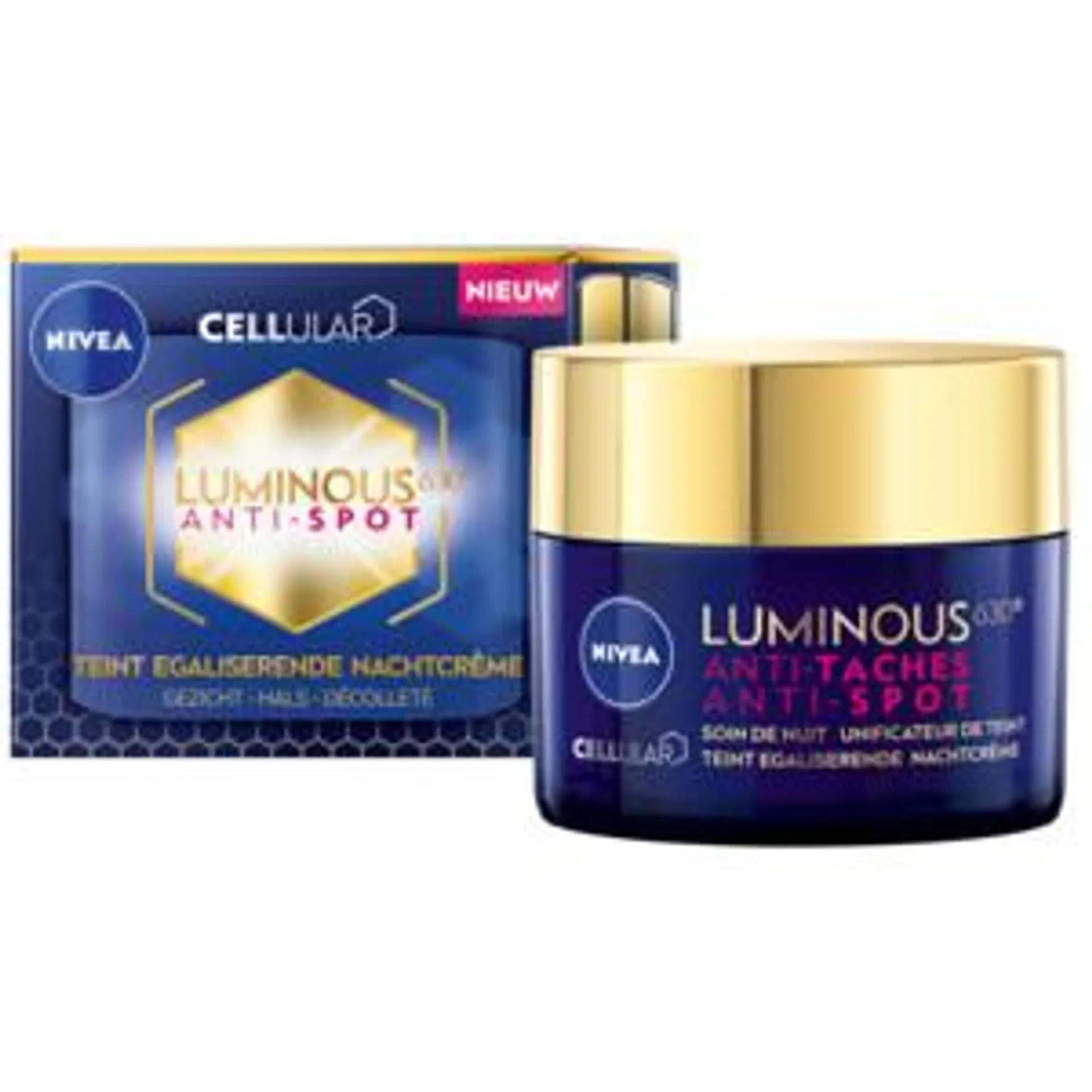 Nivea Cellular Luminous Nachtcrème 630 ANTI-SPOT 50 ml