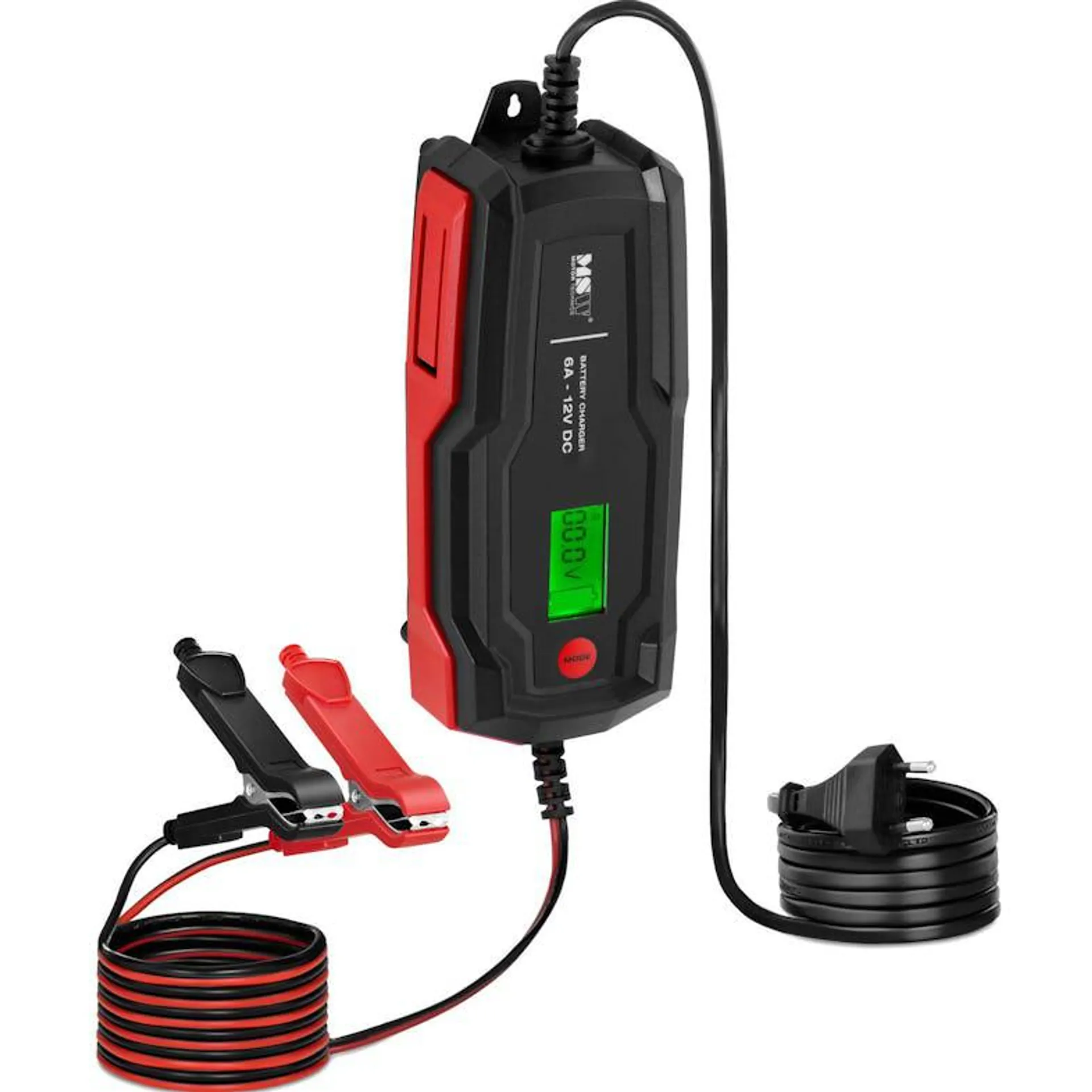 MSW volautomatisch intelligent auto acculader - 6 A - 12 V