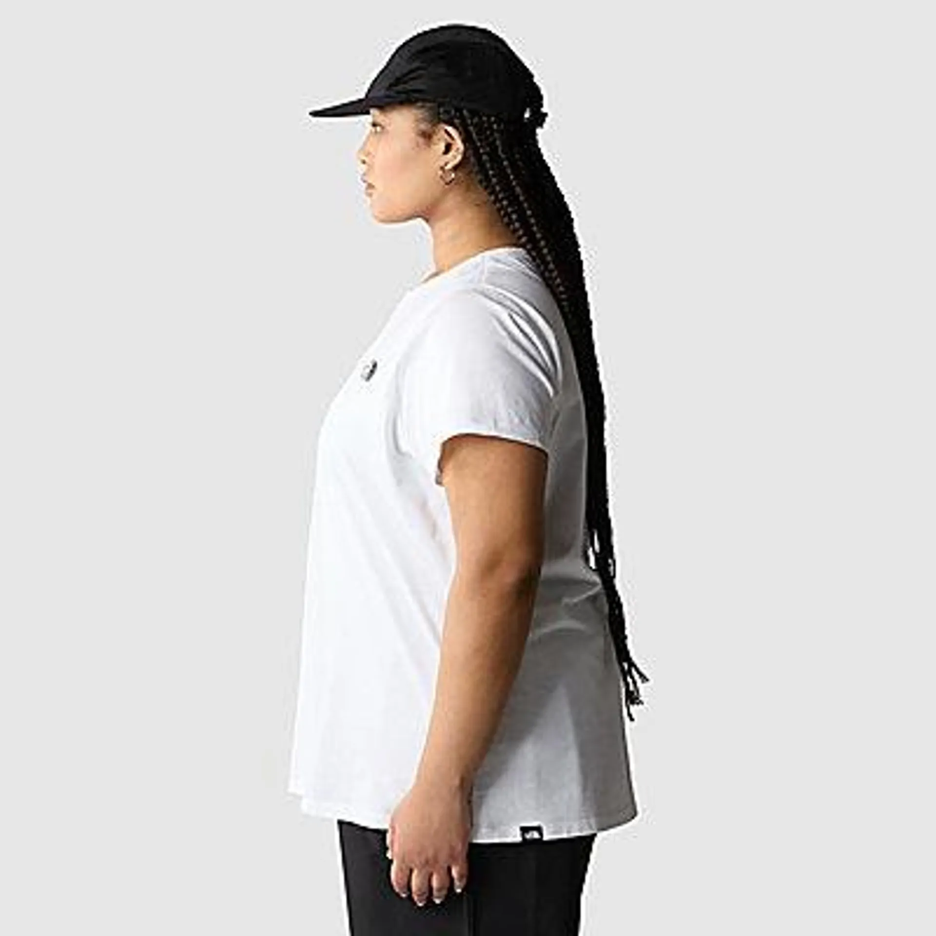 Plus Size Simple Dome-T-shirt voor dames