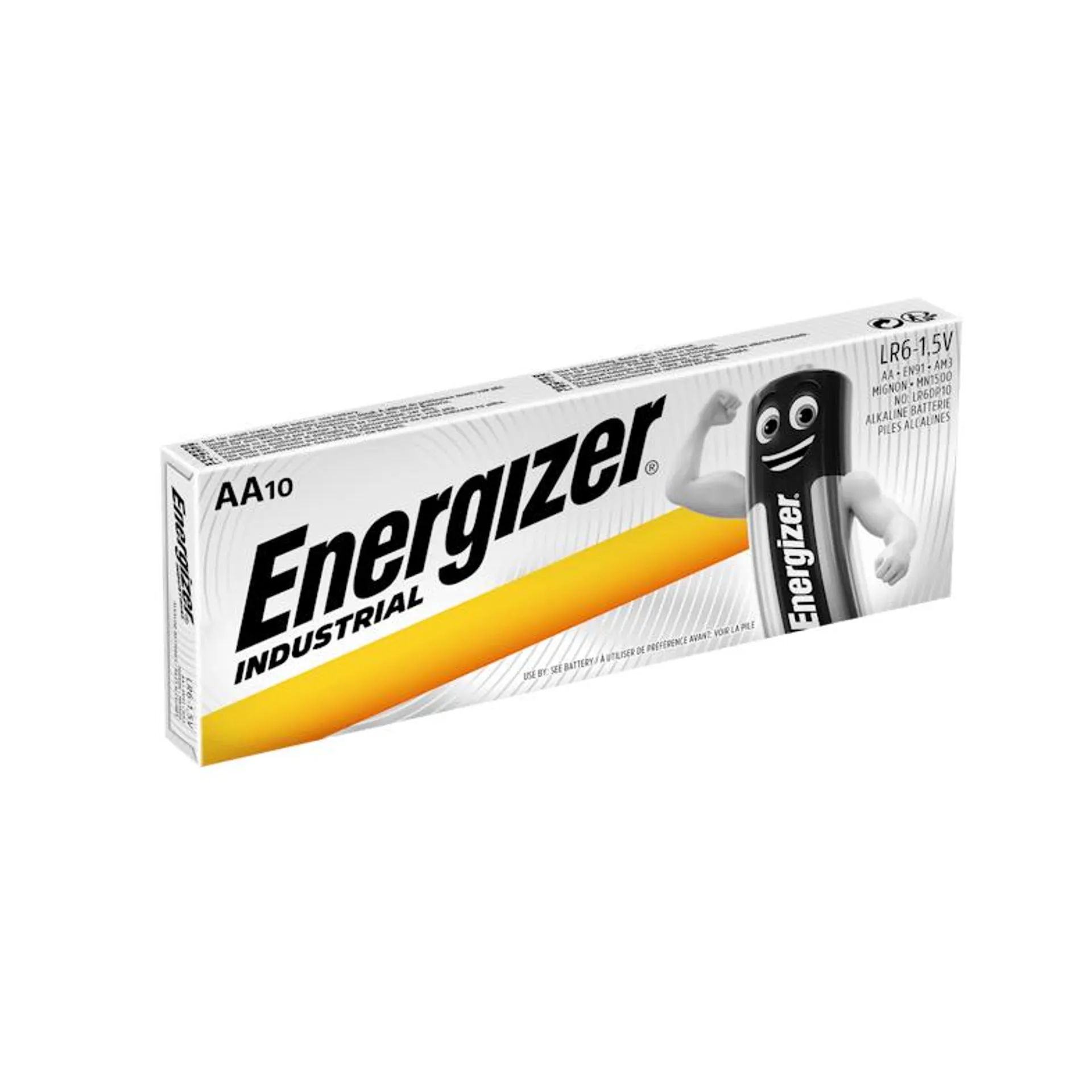 Energizer Industrial alkaline batterij AA/LR06/E91, 10 stuks