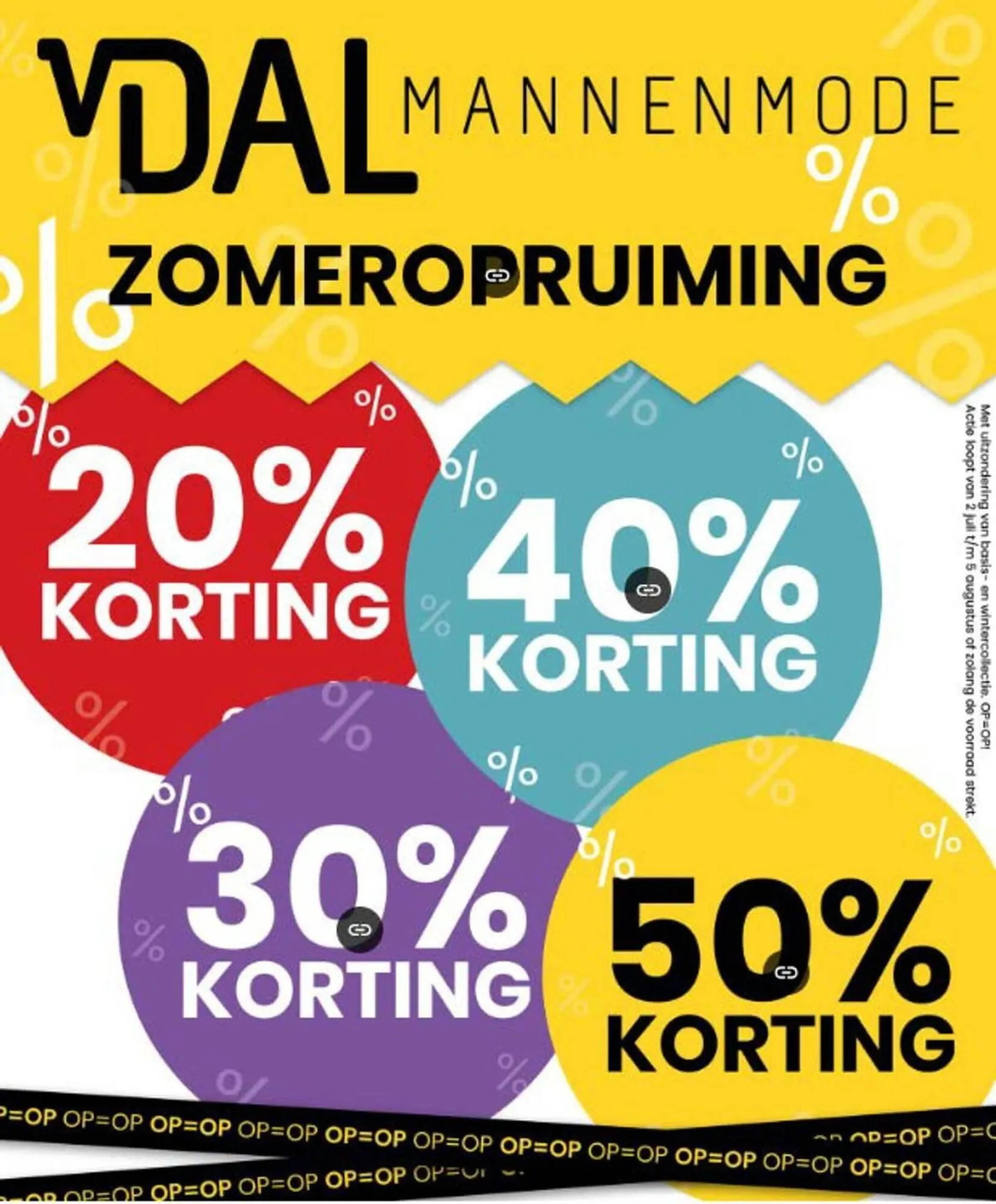 Van Dal Mannenmode folder van 5 augustus tot 12 augustus 2025 - Folder pagina 1