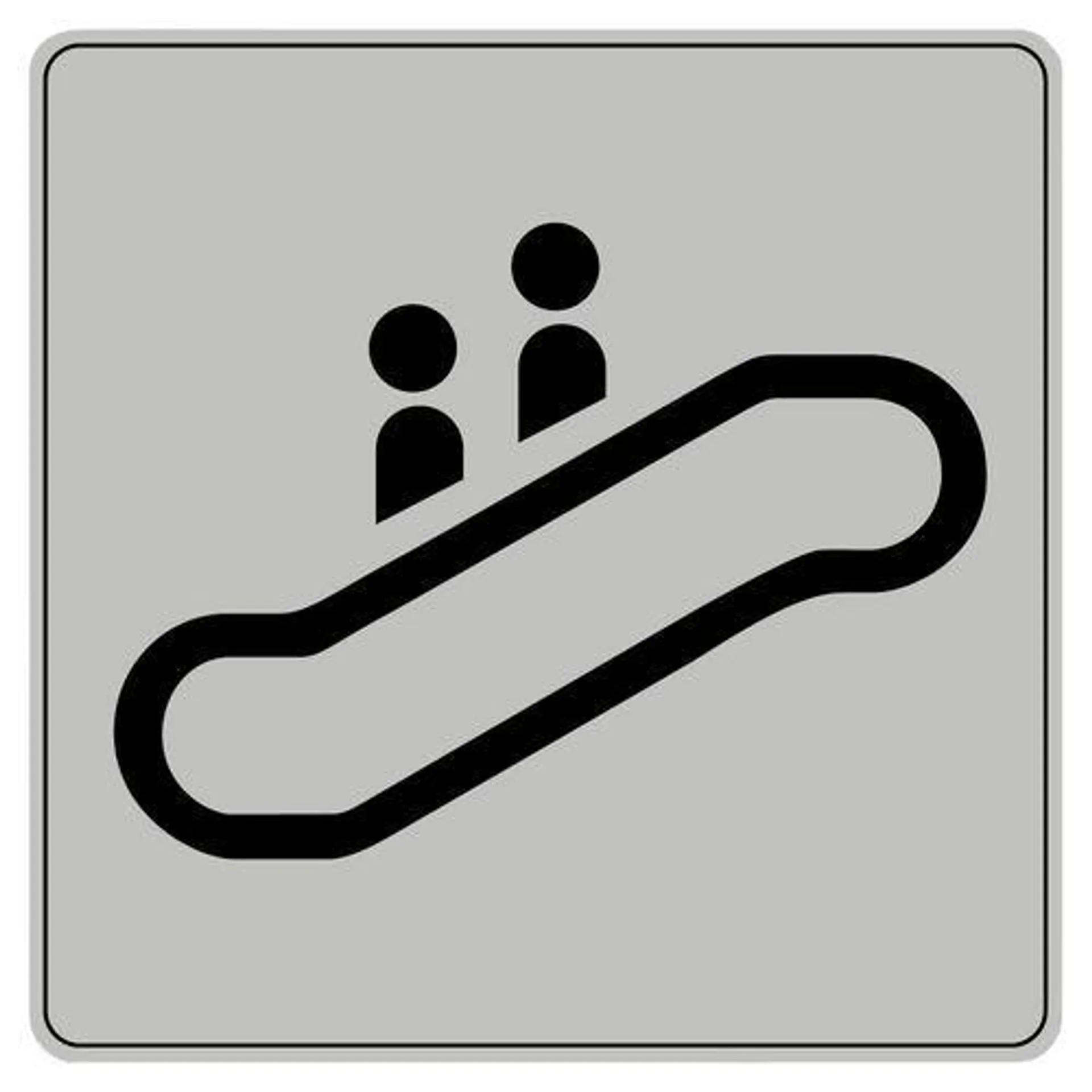 Pictogram van polystyreen ISO 7001 - Roltrap