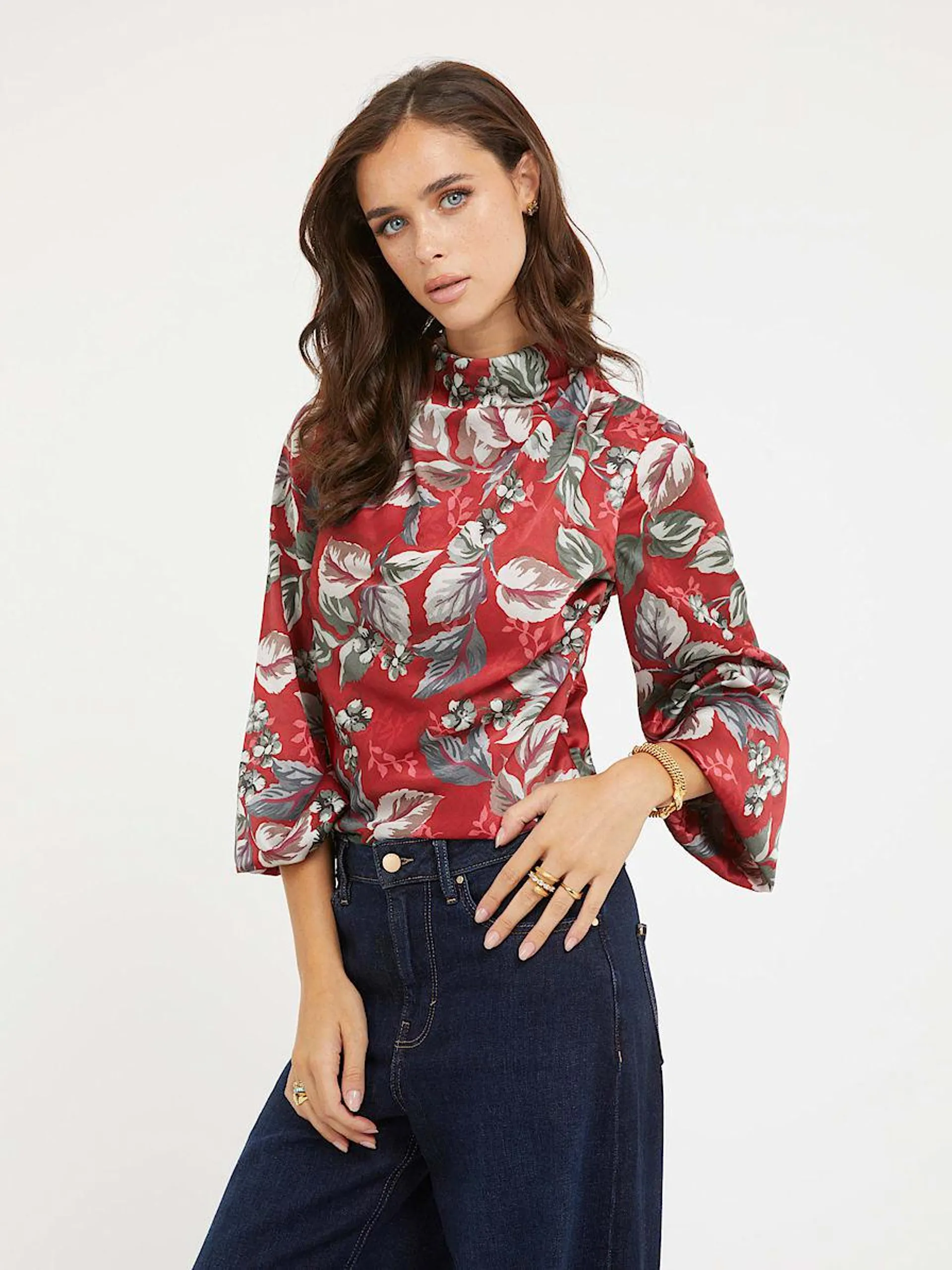 Blouse print all-over