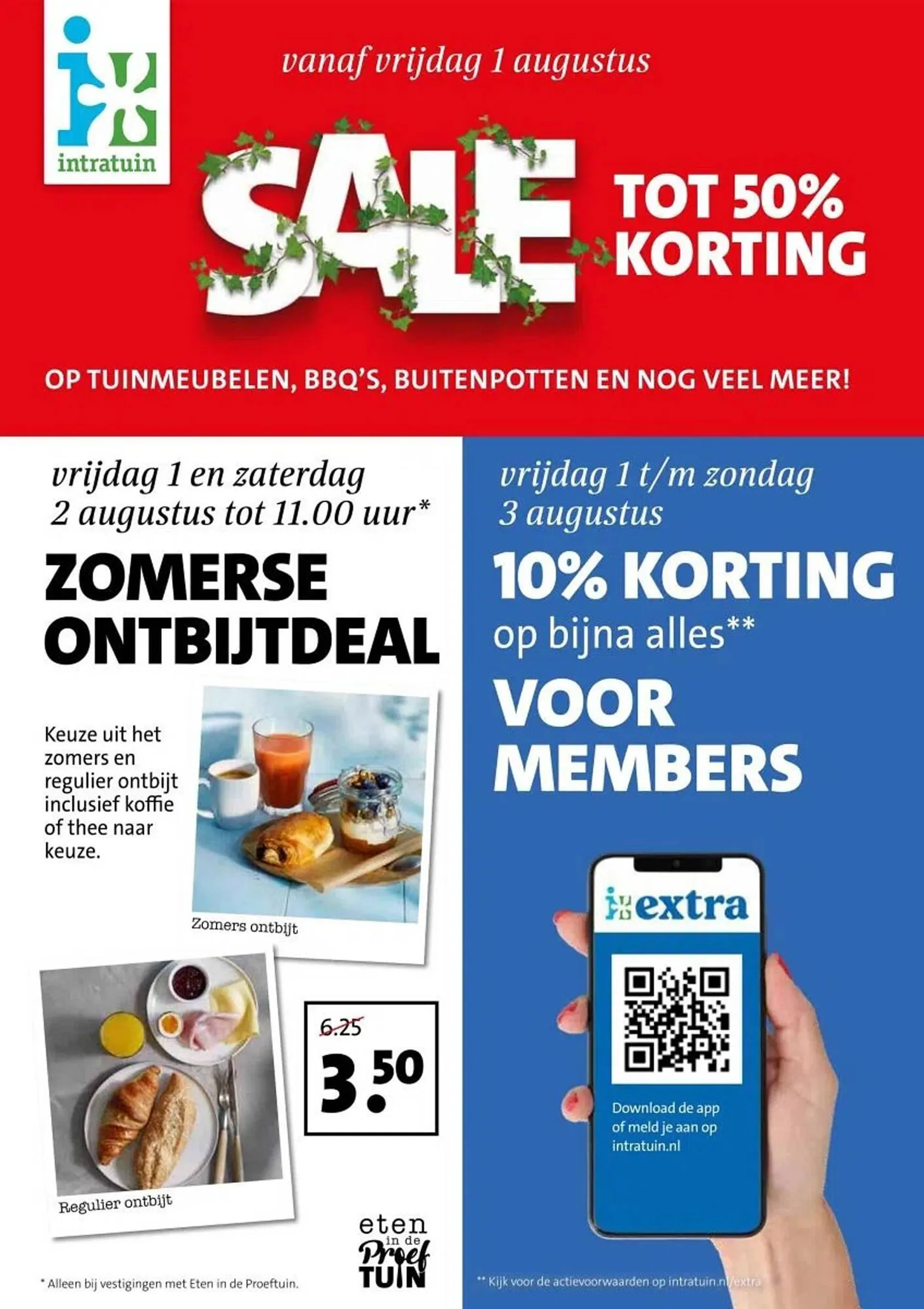 Intratuin folder van 28 juli tot 3 augustus 2025 - Folder pagina 1