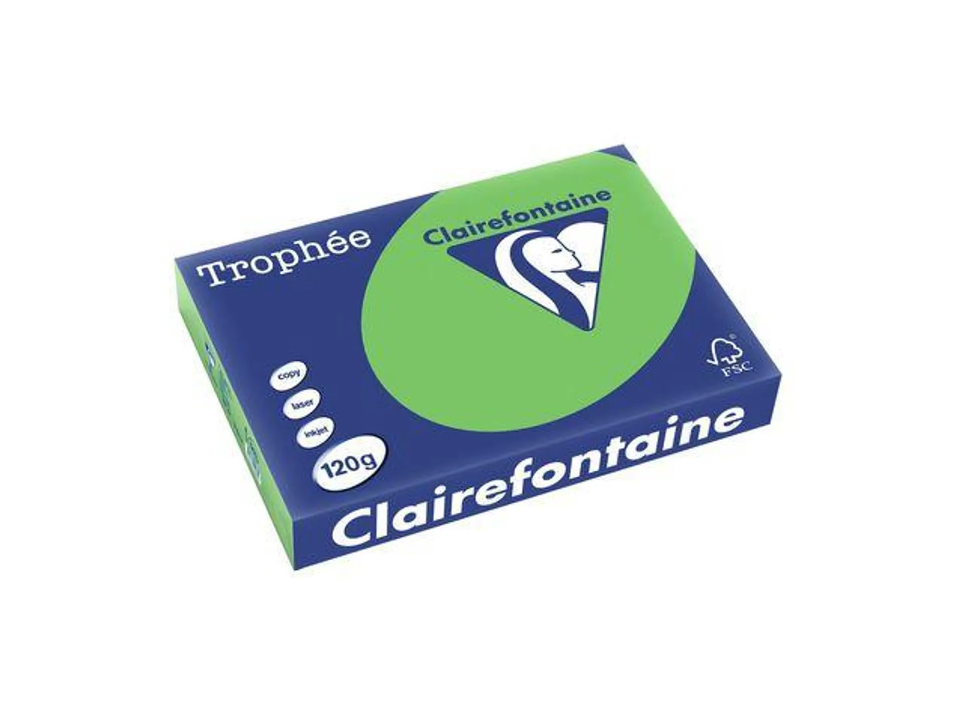 Clairefontaine Trophée Gekleurd Papier A4 120 g/m² Grasgroen