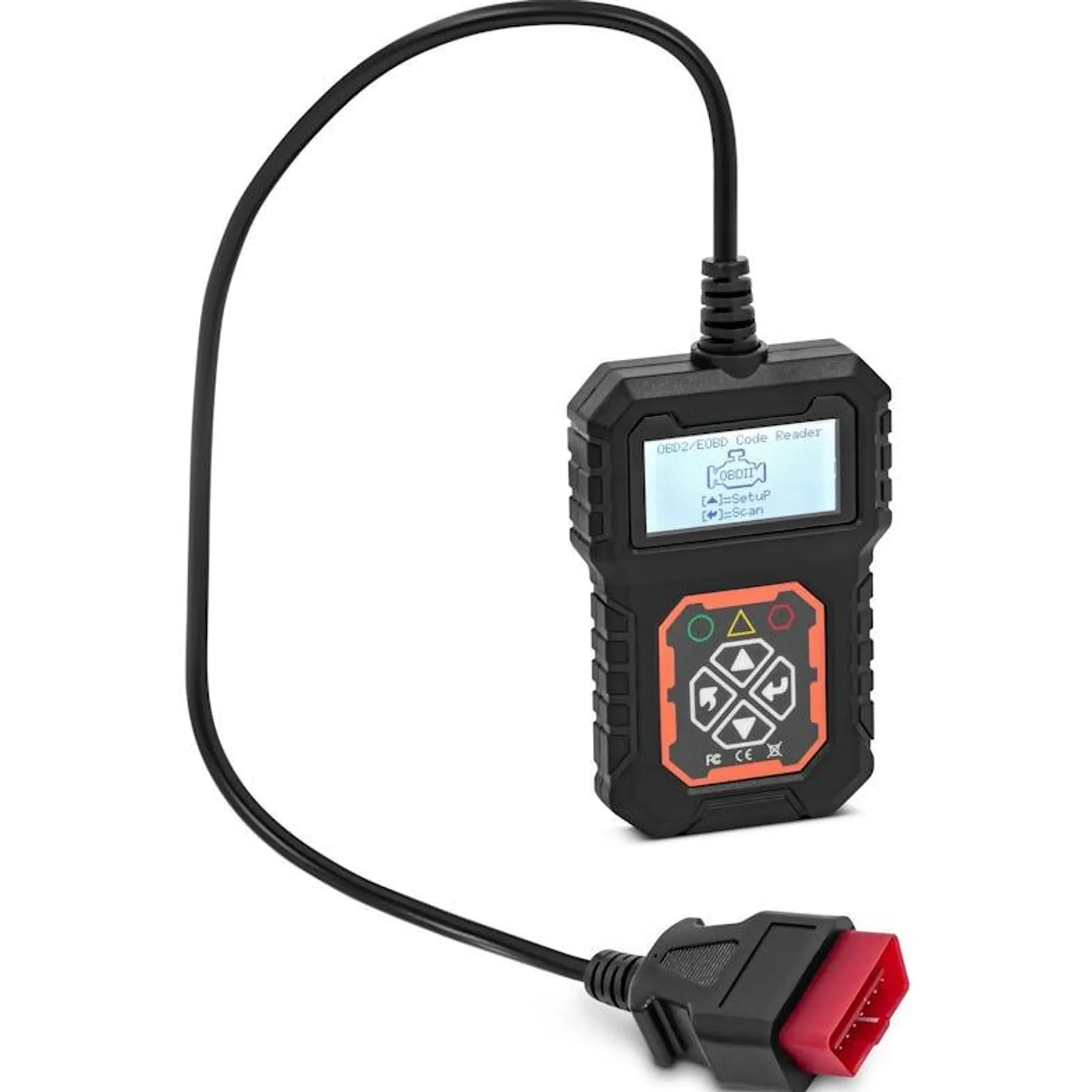 MSW OBD2 diagnostisch apparaat - 8 - 25 V - LCD - Foutcodes / VIN / ID / CVN