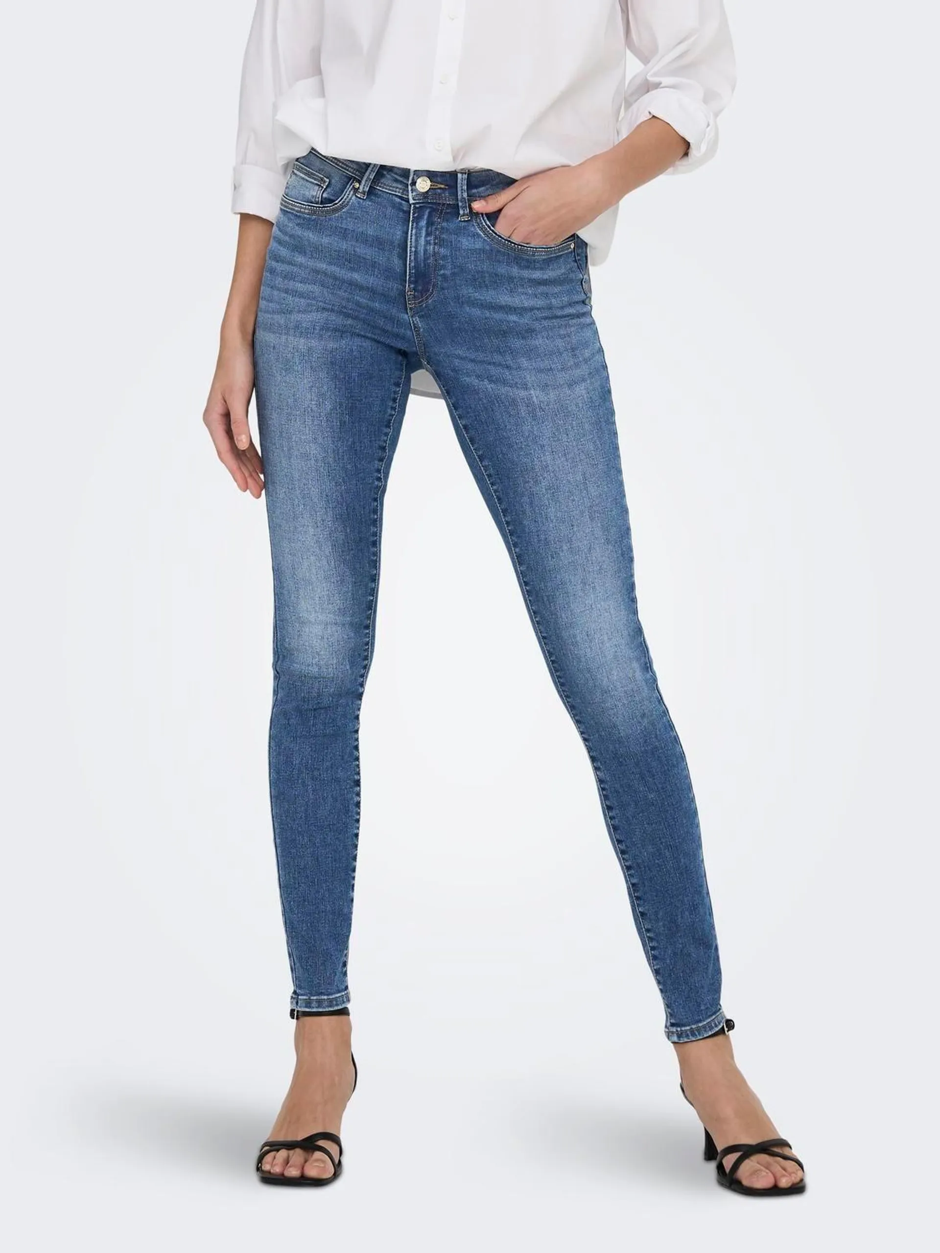 Skinny fit Mid waist Jeans