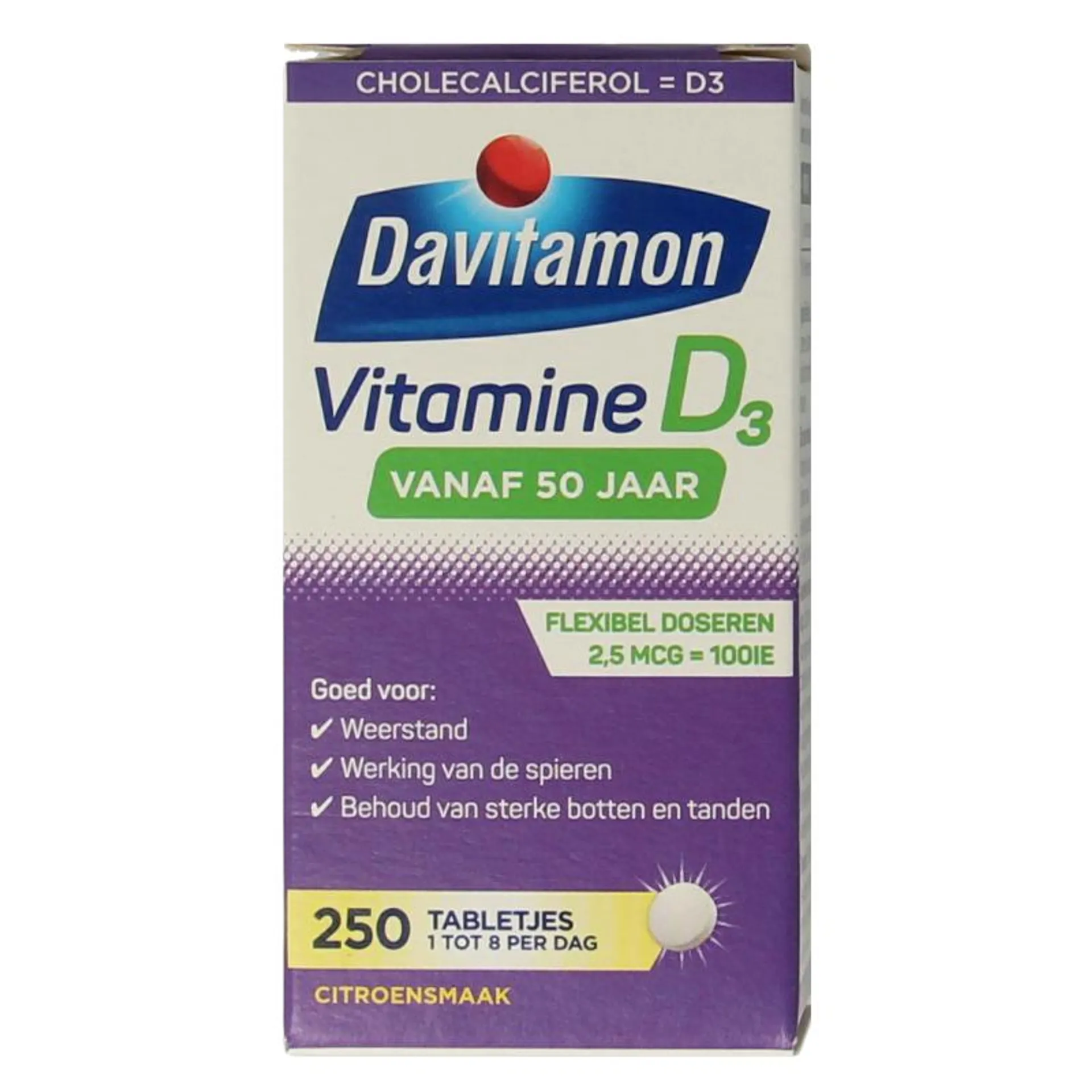 Davitamon Vitamine D 50+ 250 tabletten