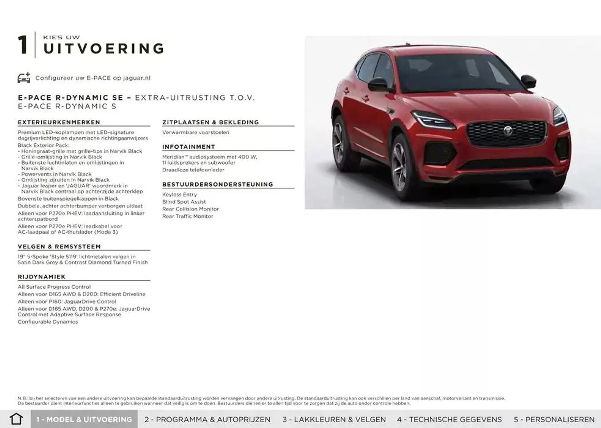 Jaguar E-PACE van 20 november tot 30 juni 2025 - Folder pagina 6