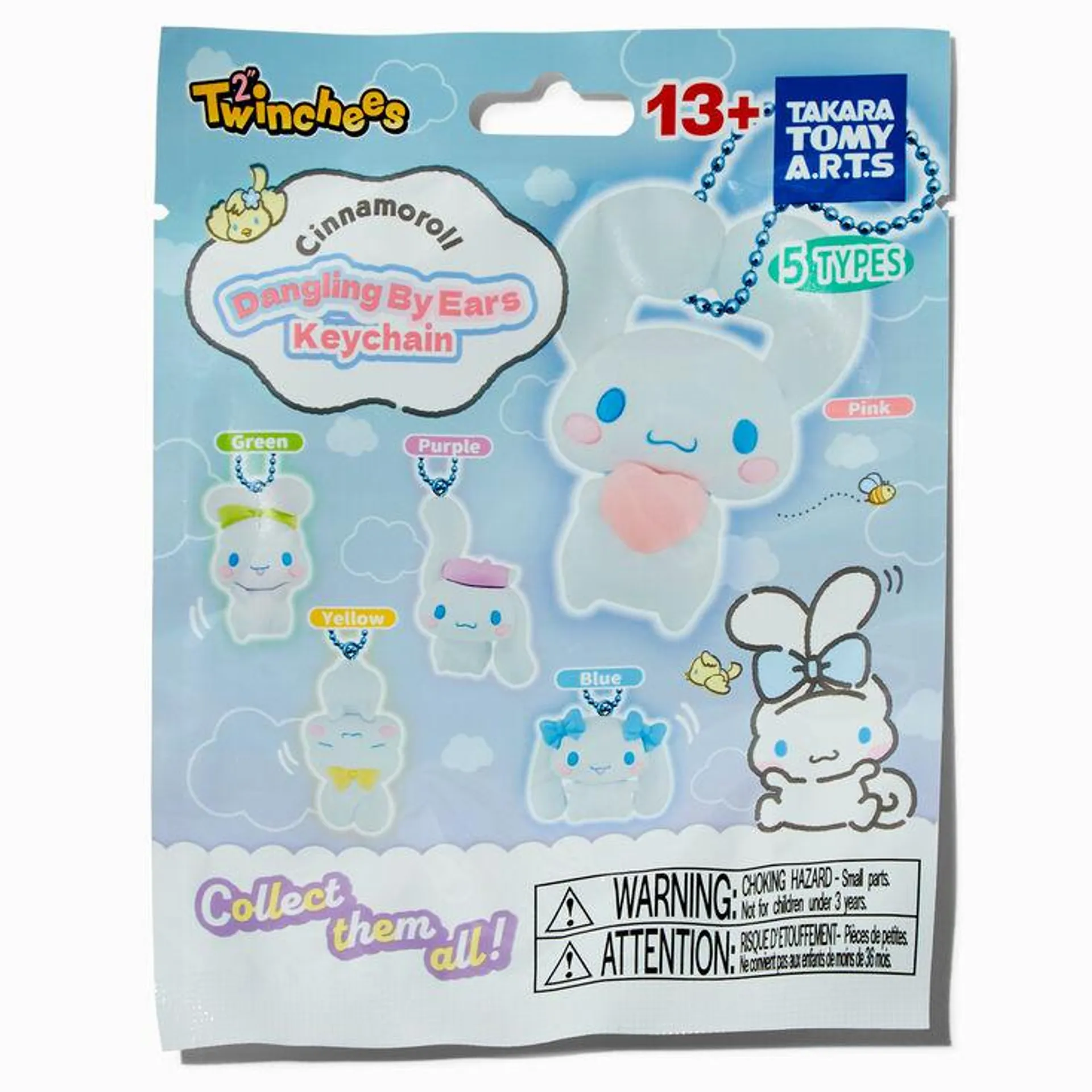 Cinnamoroll™ Dangling By Ears Keychain Blind Bag - Styles Vary