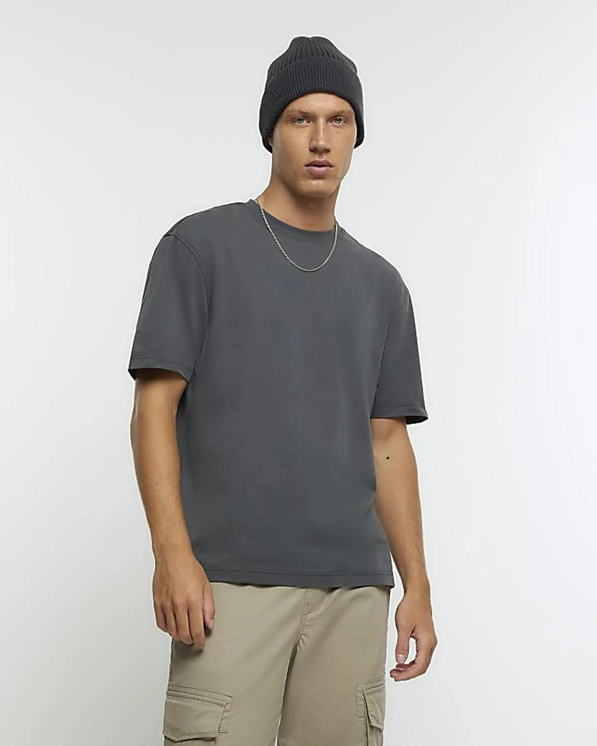 Grey regular fit t-shirt