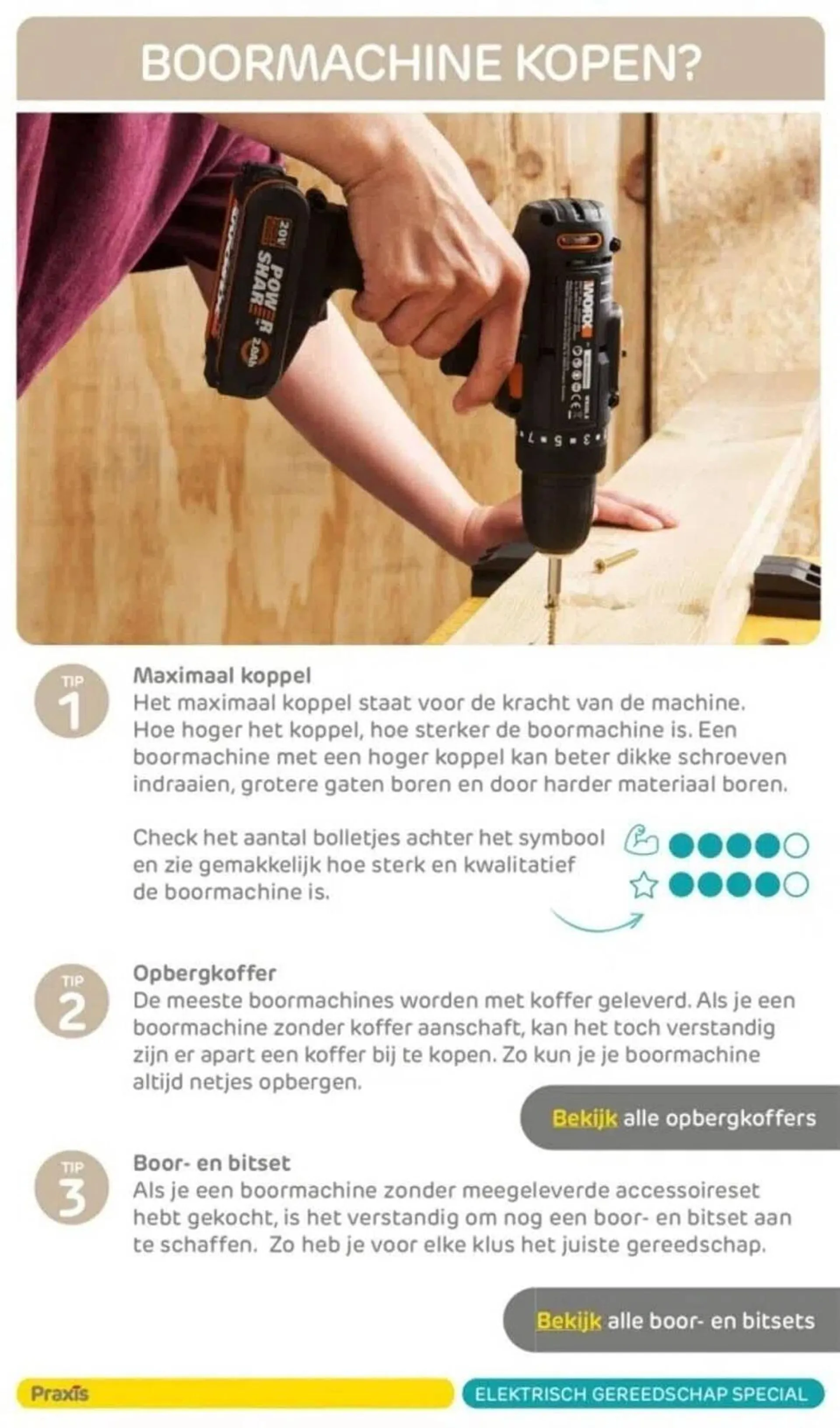 Praxis folder - Elektrisch Gereedschap - 5