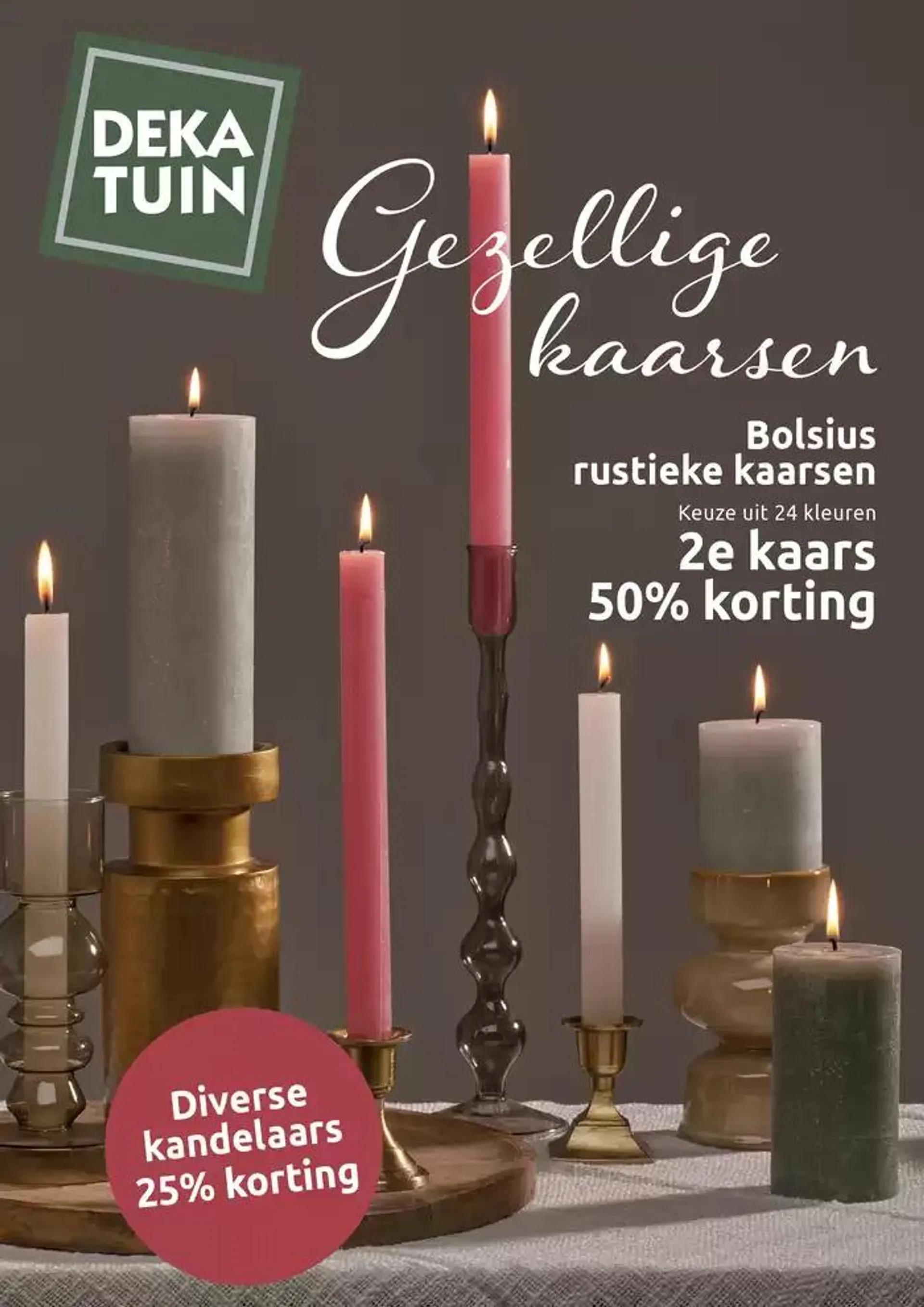 Gezellige kaarsen - 1