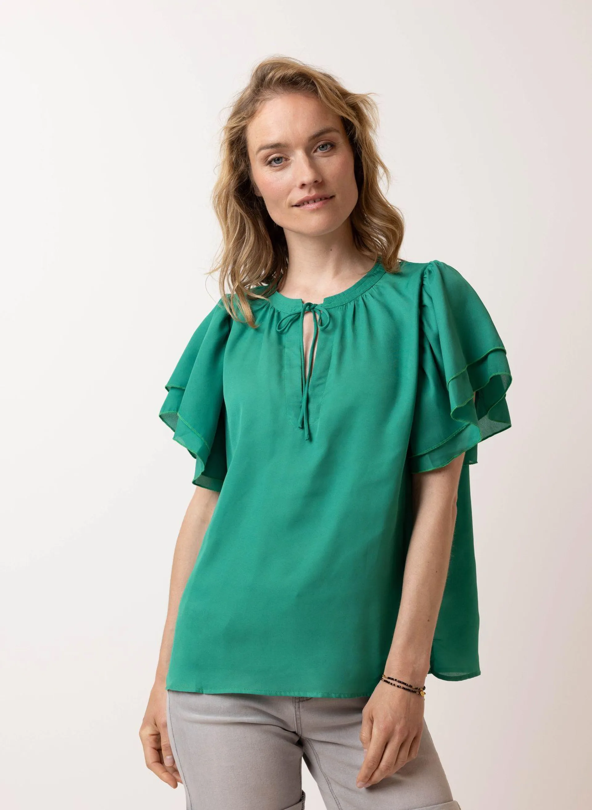 Groene blouse