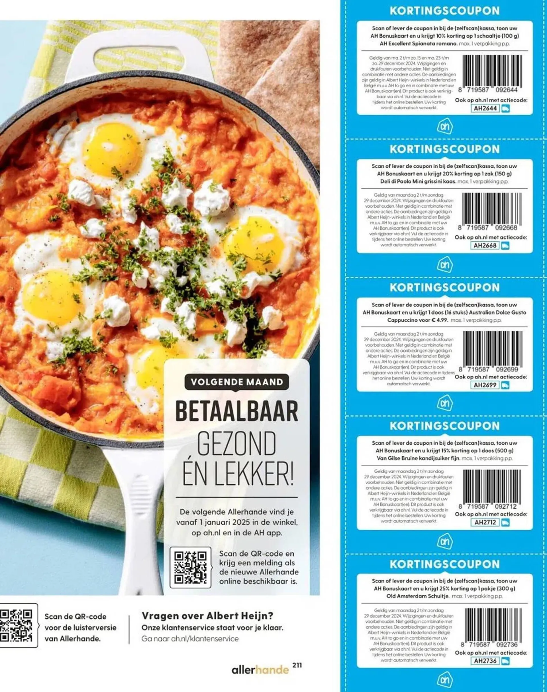 Albert Heijn folder van 13 december tot 26 december 2024 - Folder pagina 211