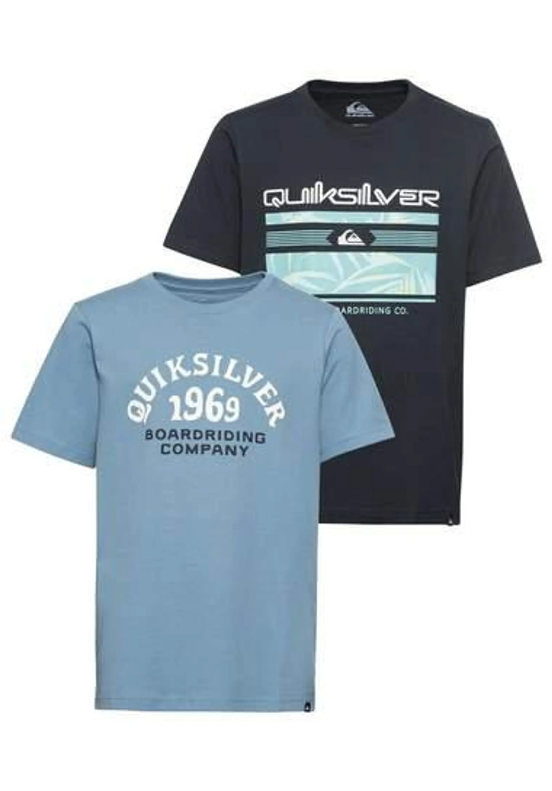 Quiksilver T-shirt (2-delig, Set van 2)