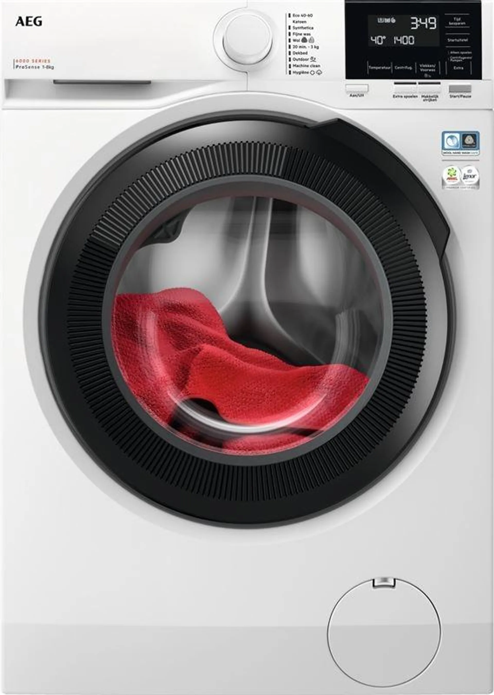 AEG LR6ALPHEN 6000 serie ProSense Wasmachine voorlader 8 kg