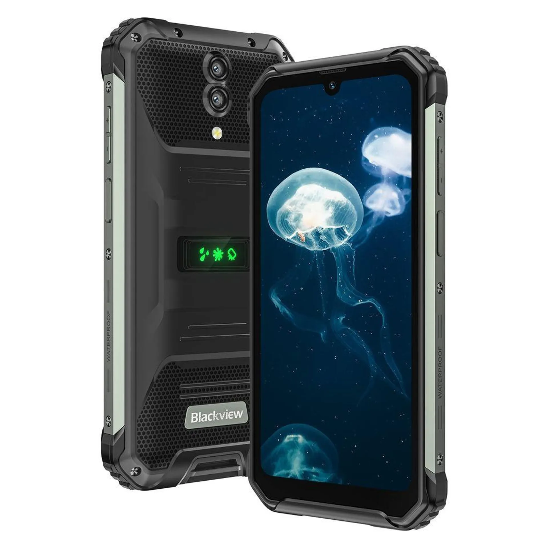 Blackview BV7200 Outdoor Handy Ohne vertrag, 1,8 m Ultra-sturzsicher, Android 12 Outdoor Smartphone 10GB/128GB Helio G85 Octa Core 50MP+8MP Kamera 6.1" HD+, 5580mAh 18W schnelles Laden IP68&IP69K/NFC