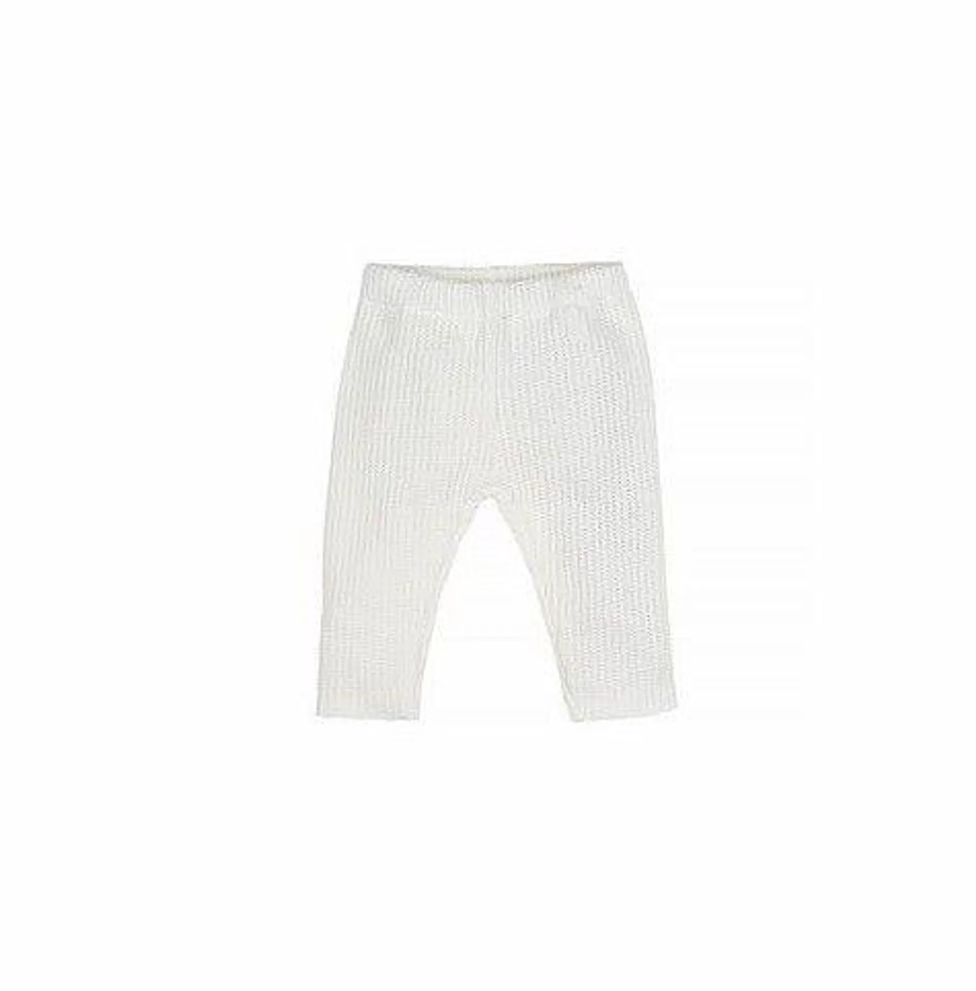 Nanami Baby Knit Rib Pants Off White