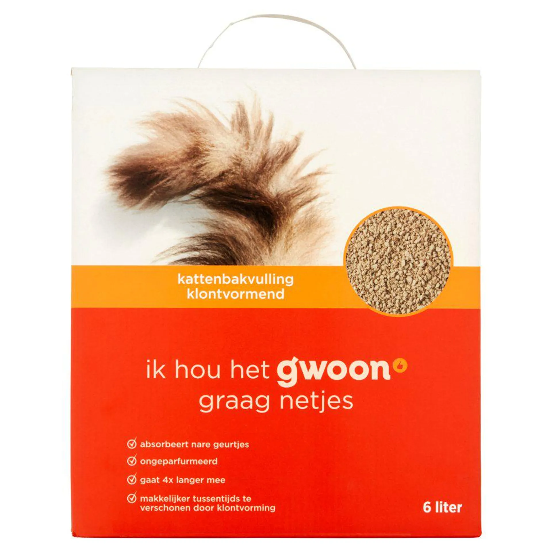 g'woon Kattenbakvulling Klontvormend 6 L