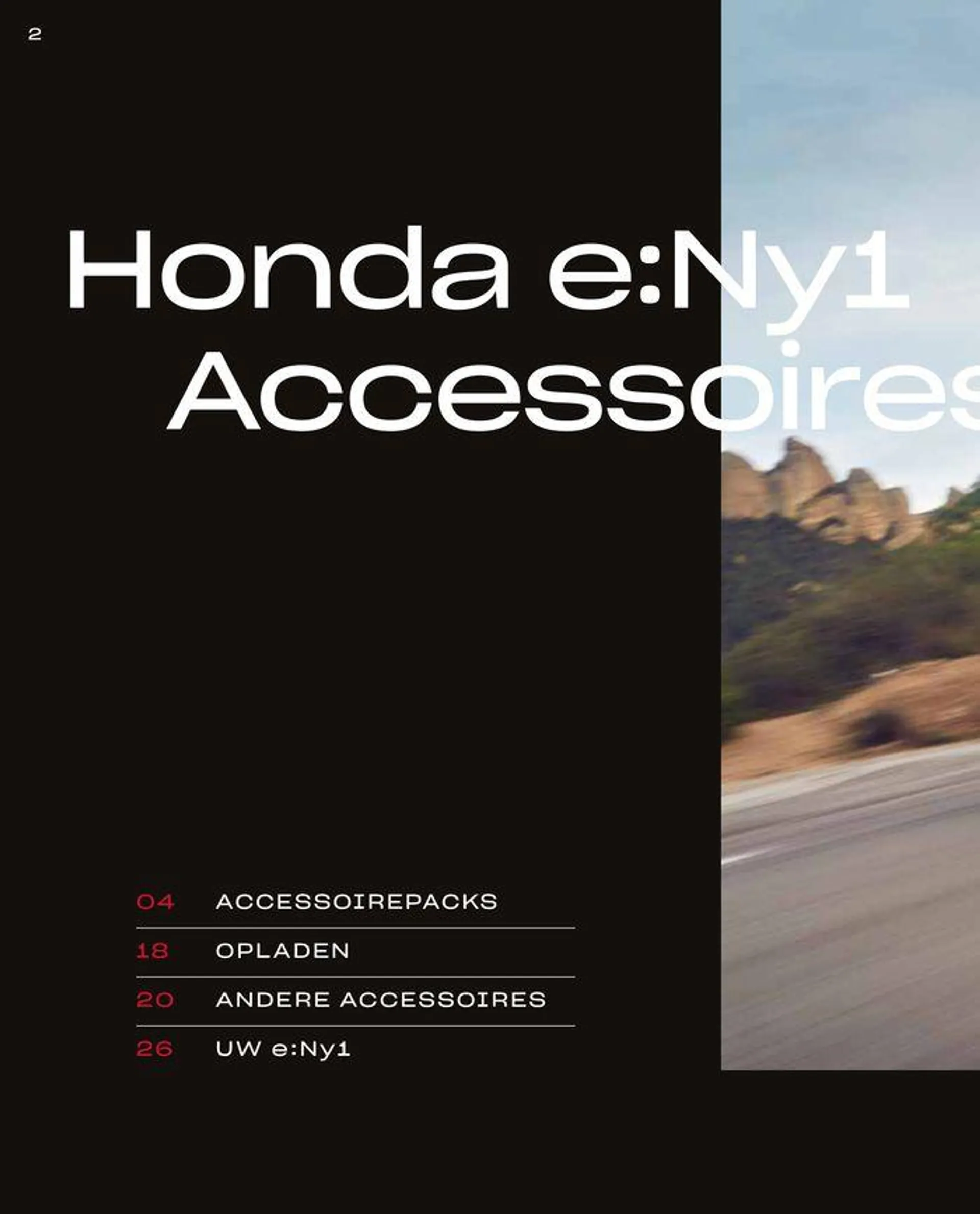 Honda e:Ny1 — Brochure Accessoires - 2