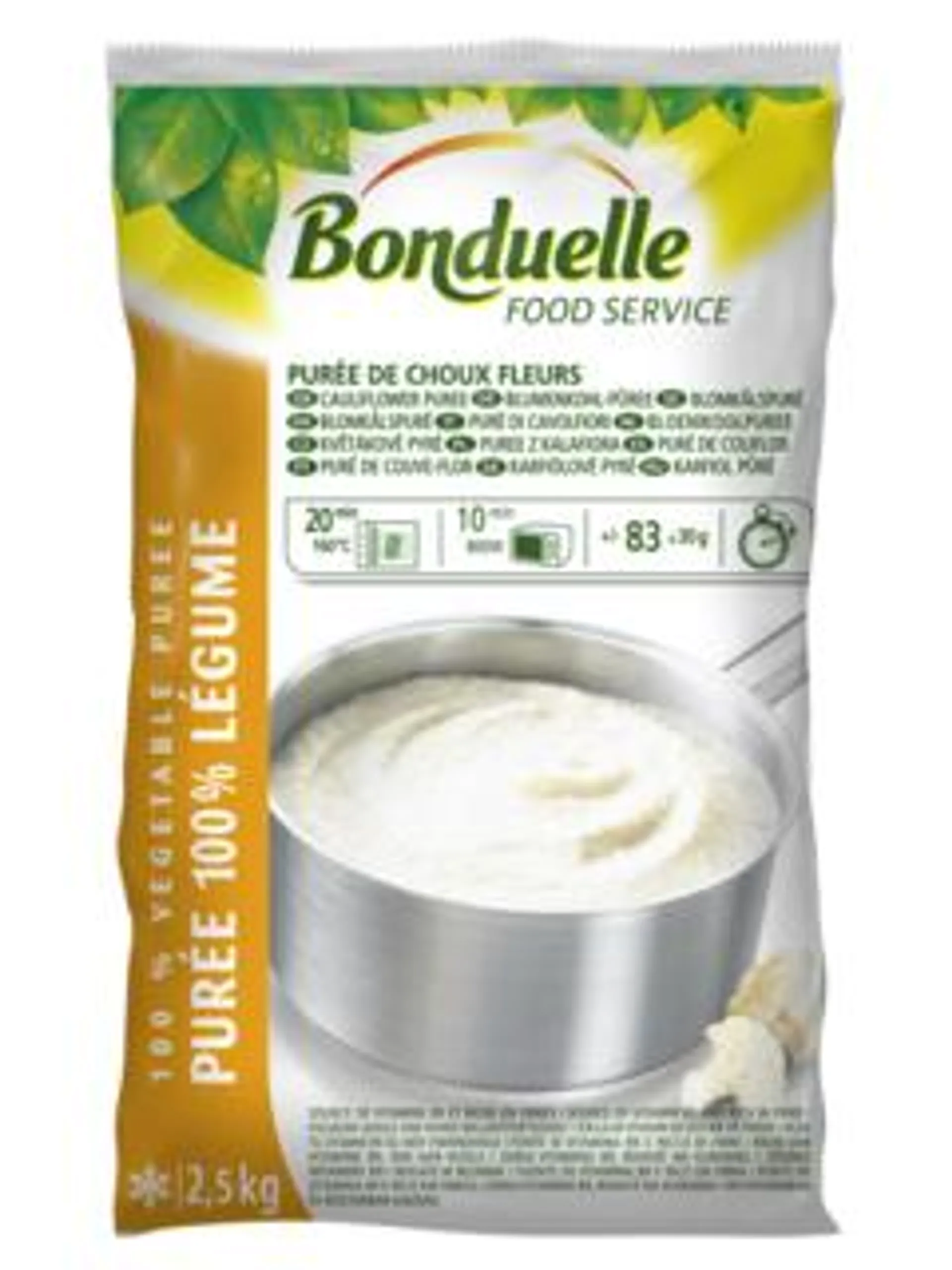 Bonduelle Puree van Bloemkool 2,5kg