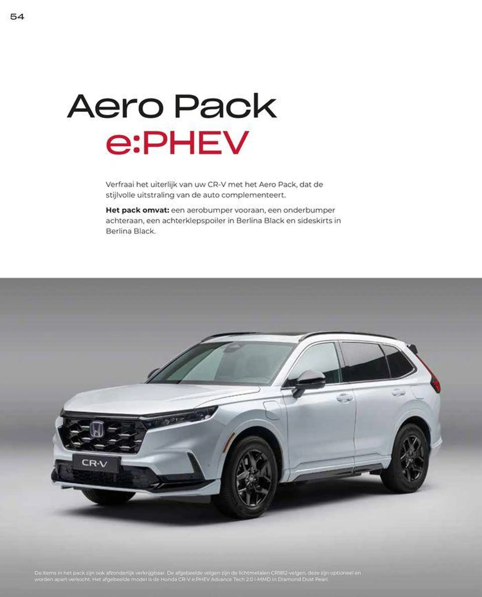 Honda CR-V e:HEV &amp; e:PHEV — Brochure van 28 juni tot 12 juli 2024 - Folder pagina 54