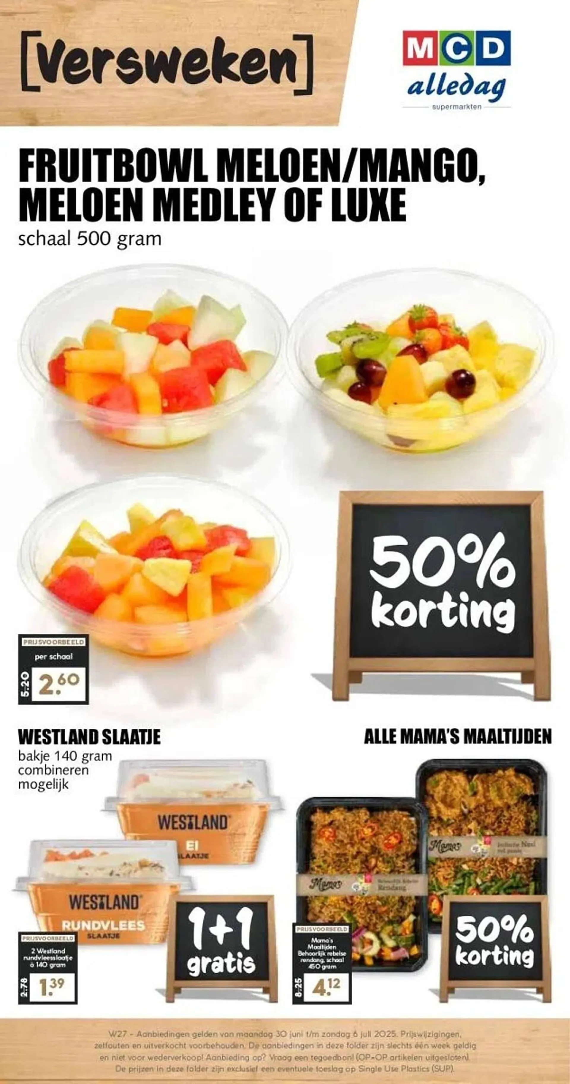 MCD Supermarkt folder van 30 juni tot 6 juli 2025 - Folder pagina 1