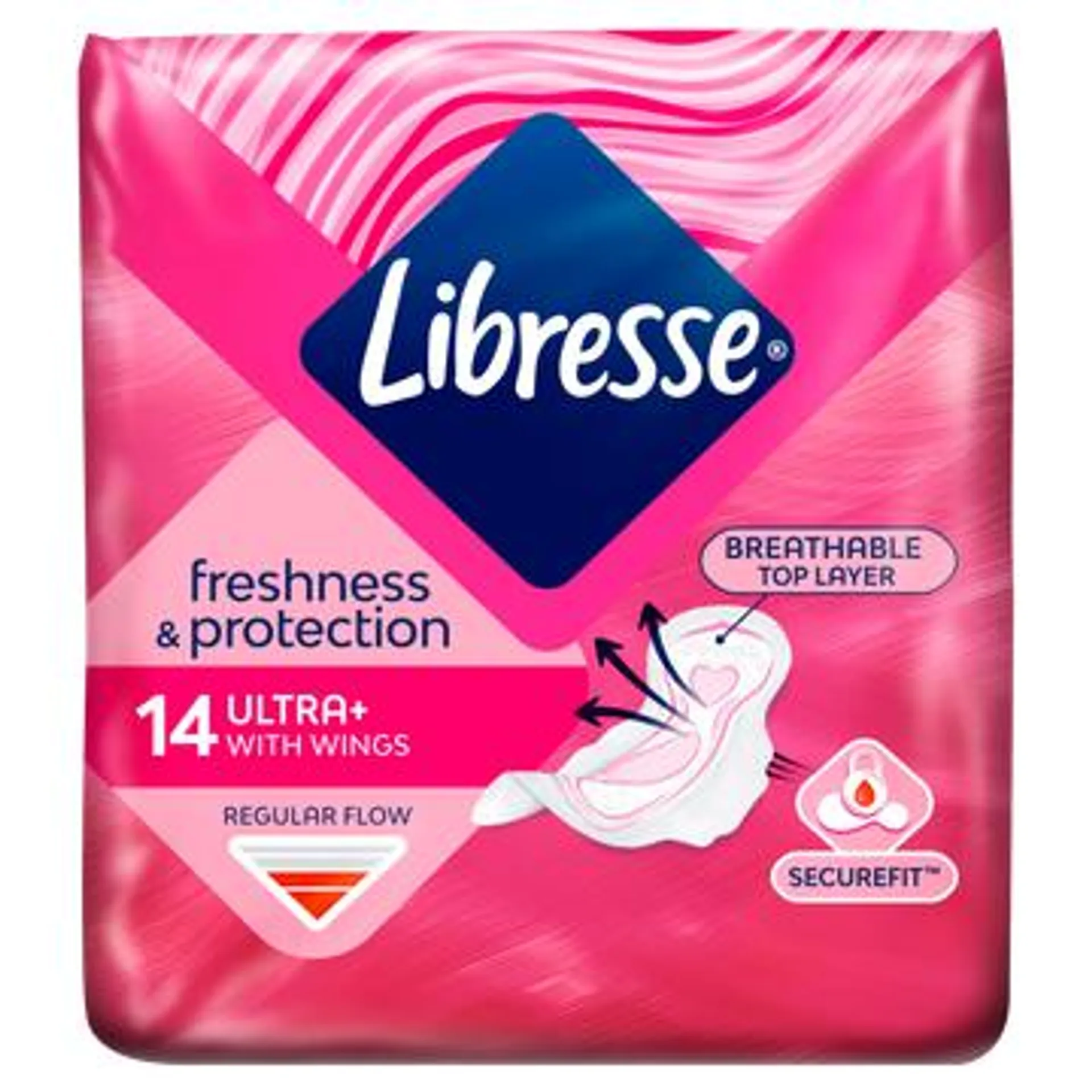 Libresse Ultra Thin Normal Wings Maandverband 14 Stuks