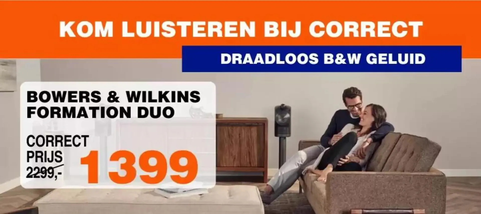 Kom luisteren bij Correct - 1